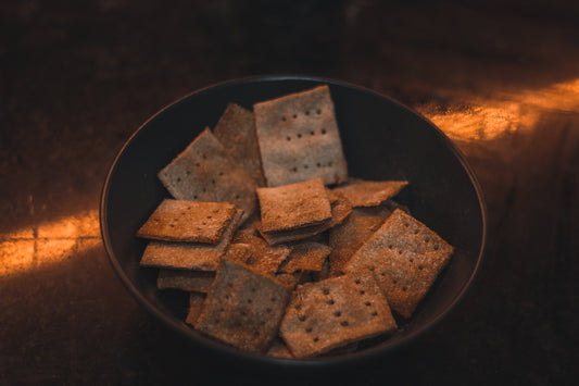 Healthy Rye Crackers