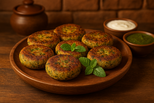 Veggie Lauki Tikkis | Grain-Free Veggie Cutlets