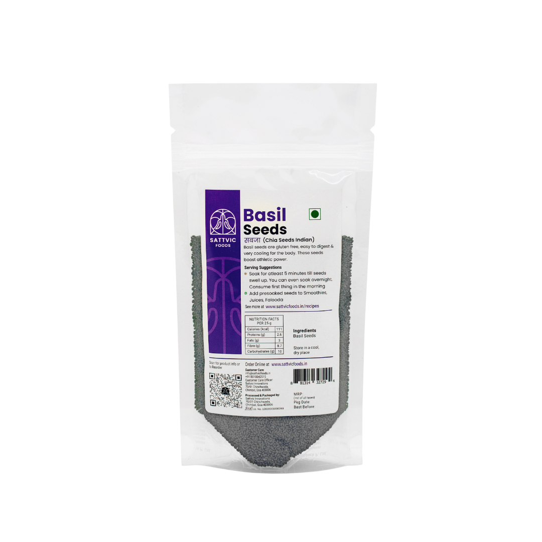 Basil Seeds (Sabja / Indian Chia seeds)