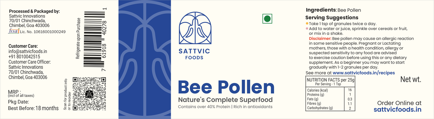 Bee Pollen - Nature's complete Superfood