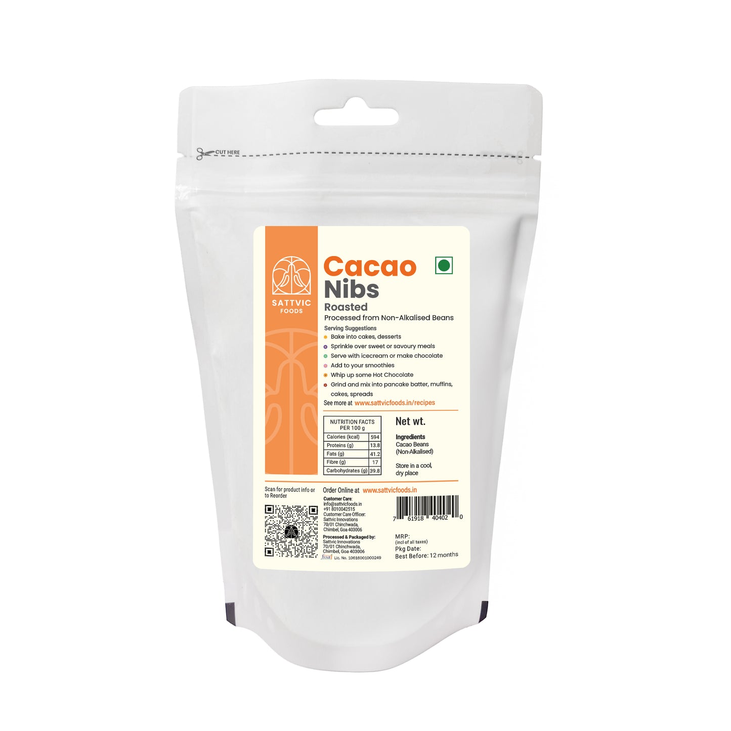 Roasted Cacao Nibs