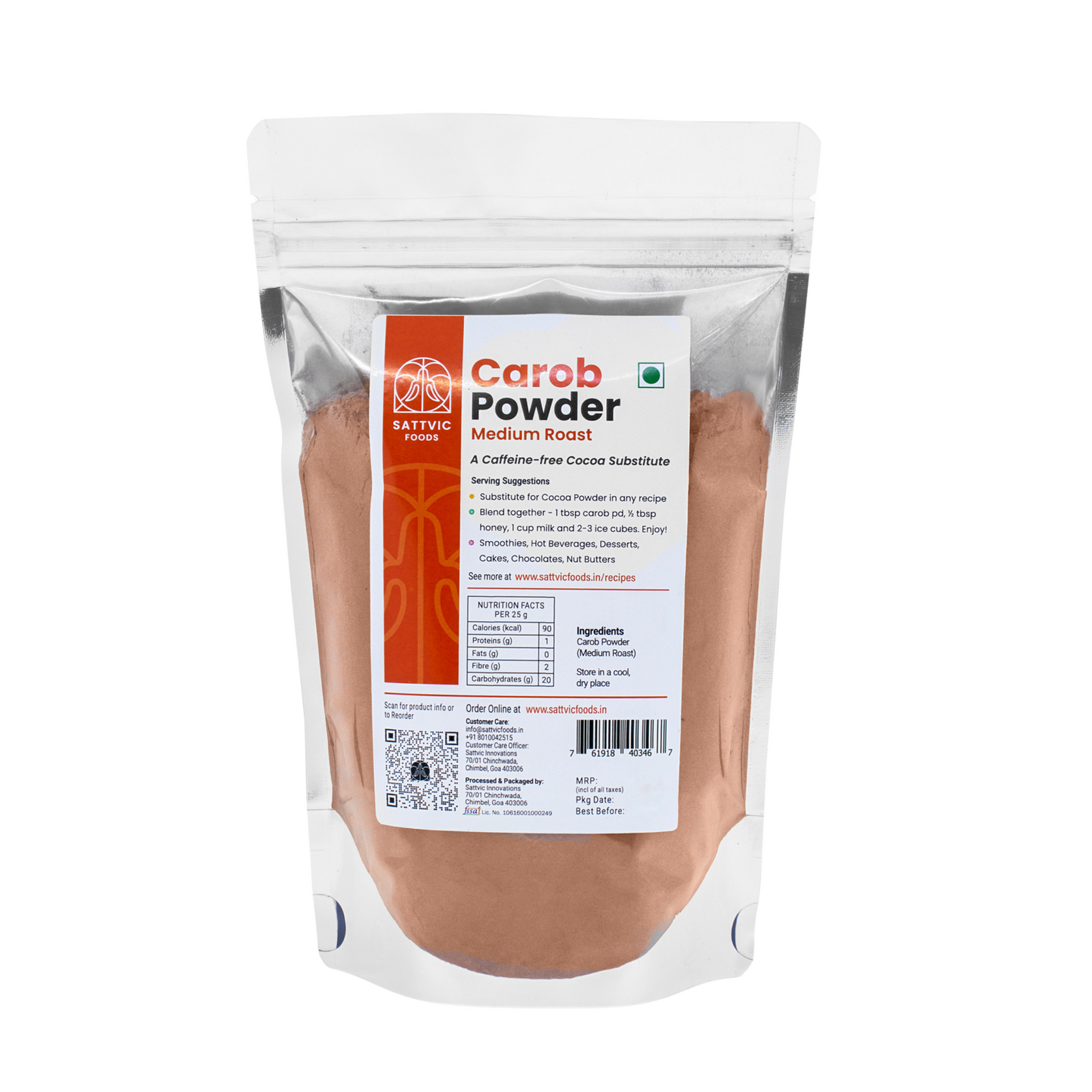Carob powder medium roast