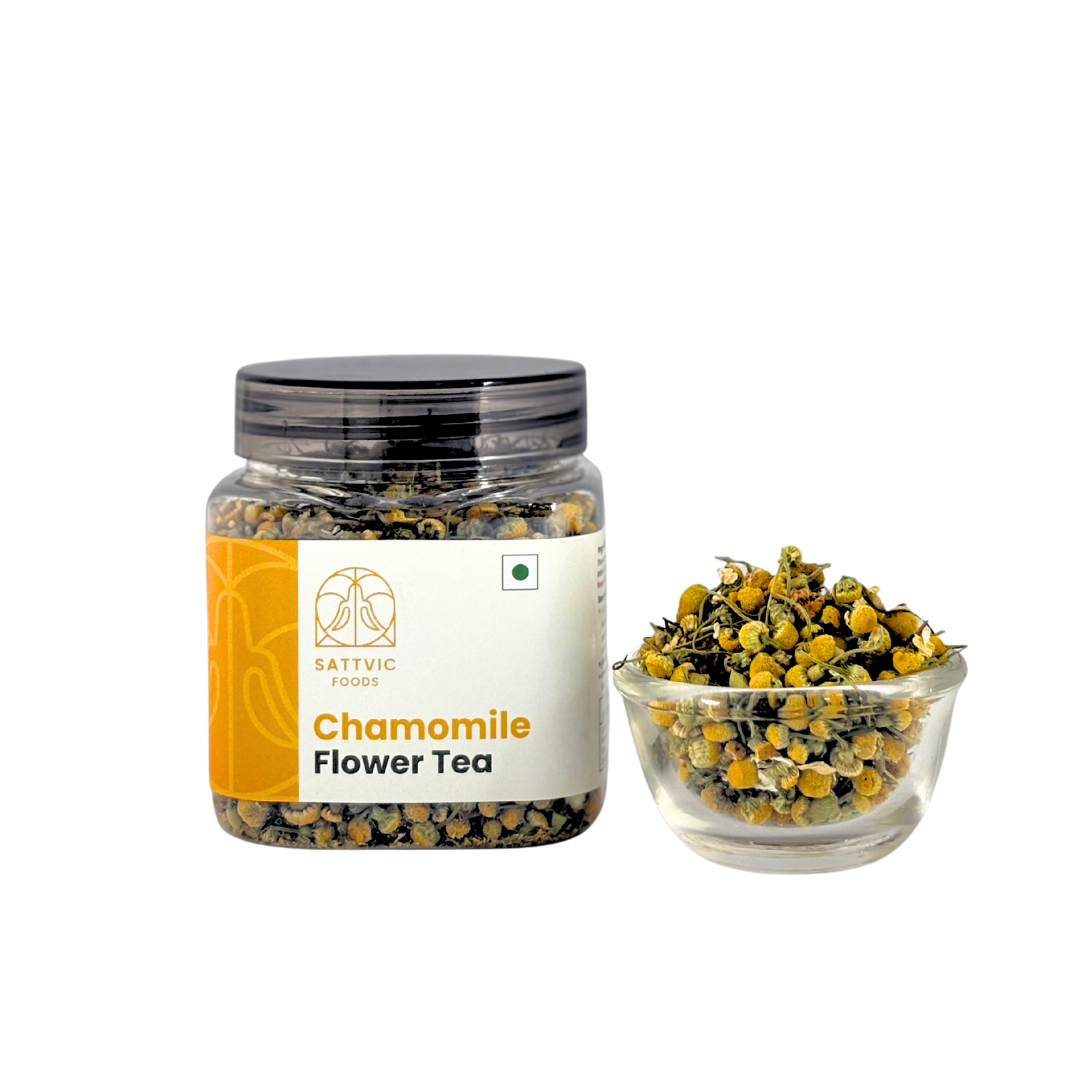 Chamomile Flowers: Caffeine-free, Promotes Sleep