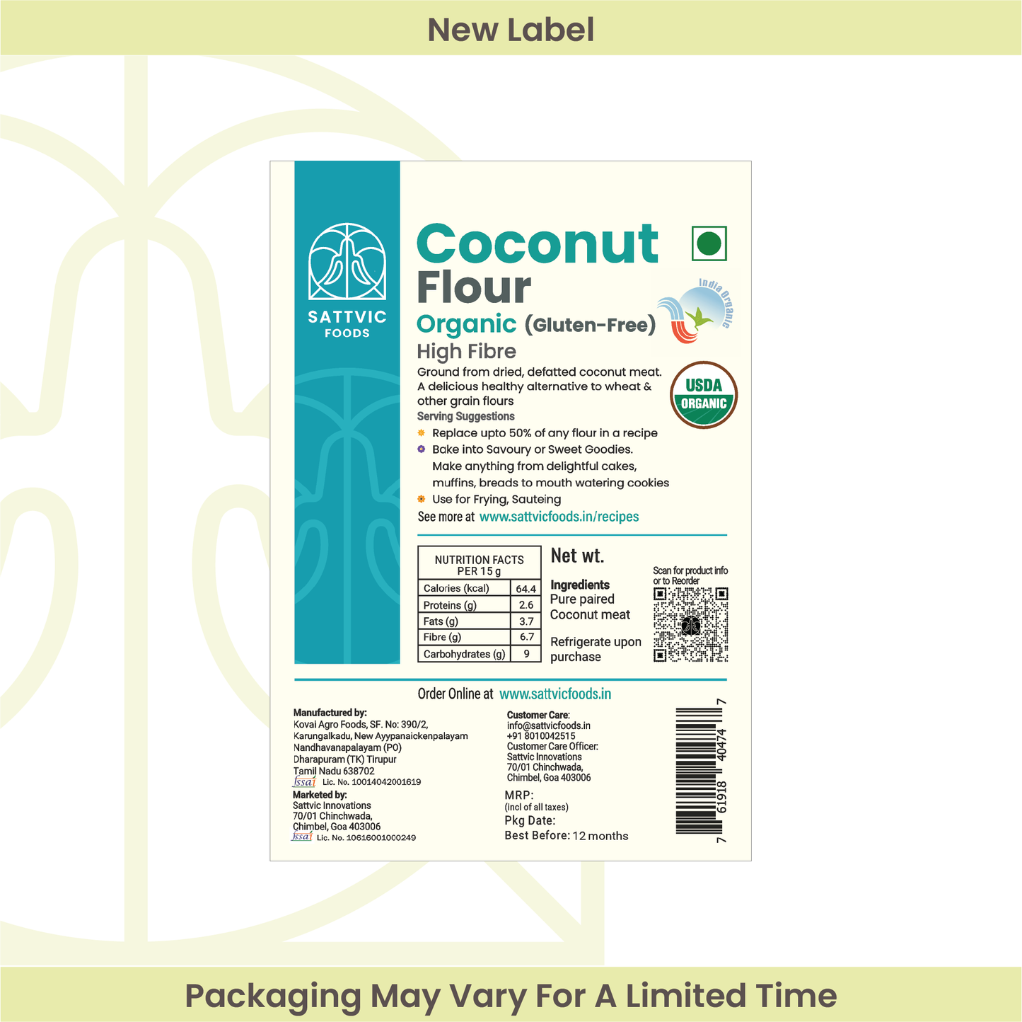 Coconut Flour (Defatted)