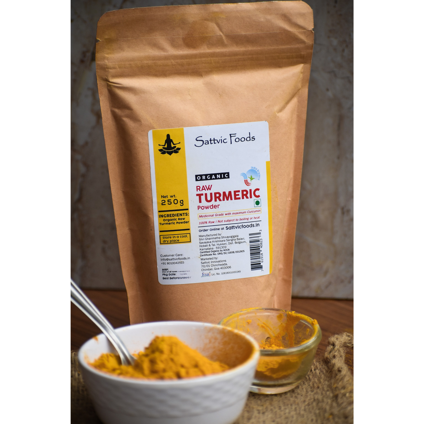 Organic Turmeric Powder – 100% Pure, Medicinal Grade