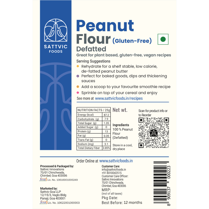 Defatted Peanut Flour | Plant-Based & Gluten Free