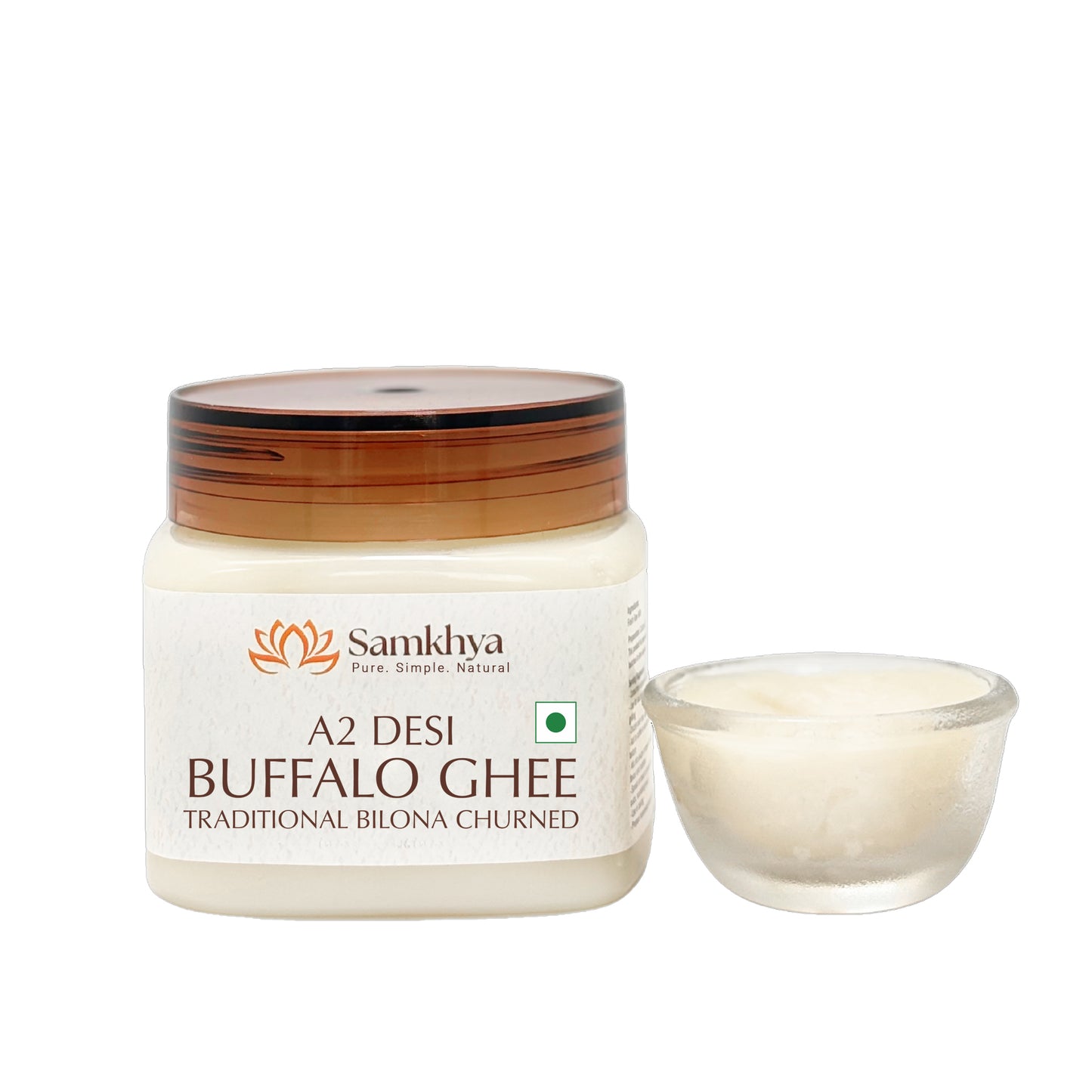 Samkhya A2 Buffalo Ghee | Bilona Ghee from Cultured Cream