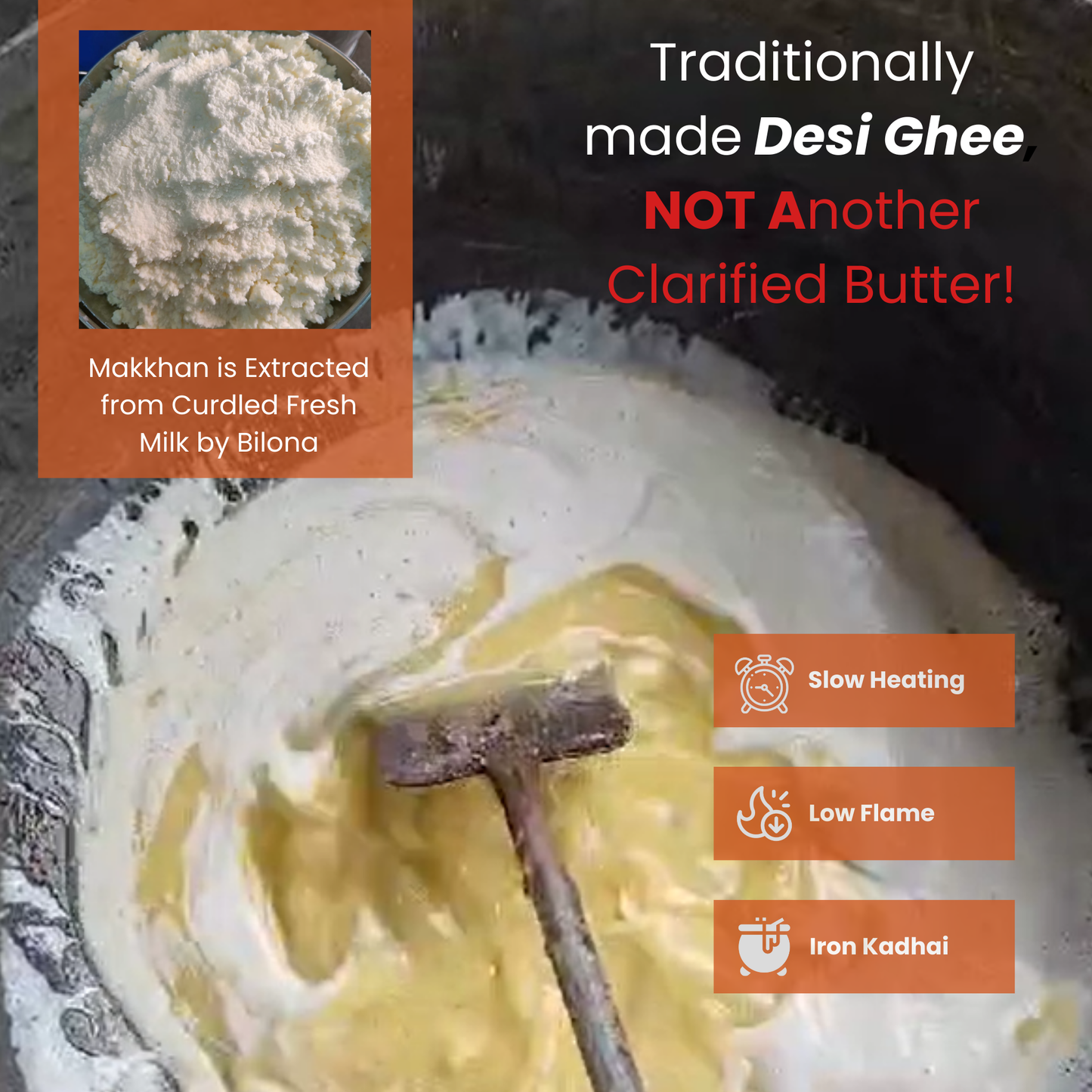 Samkhya A2 Buffalo Ghee | Bilona Ghee from Cultured Cream
