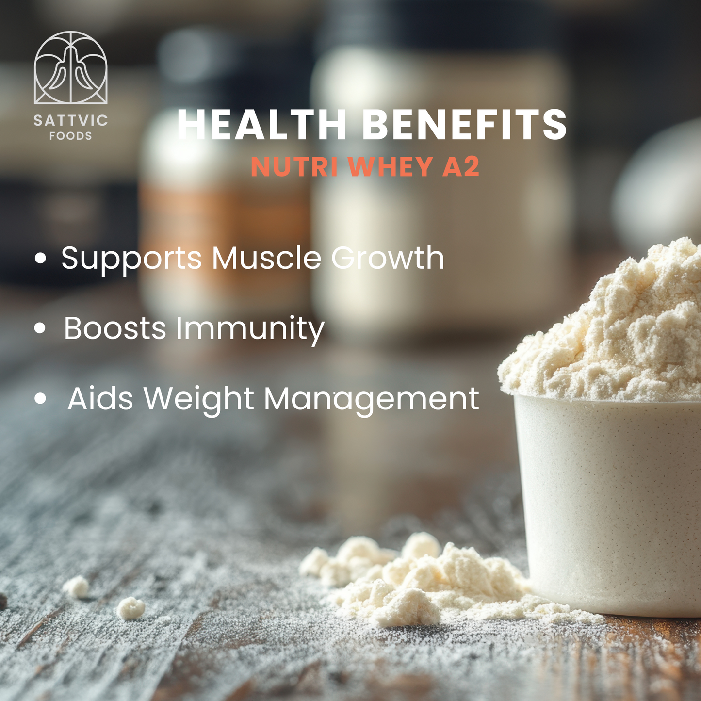 Organic A2 Whey Protein Concentrate 80%