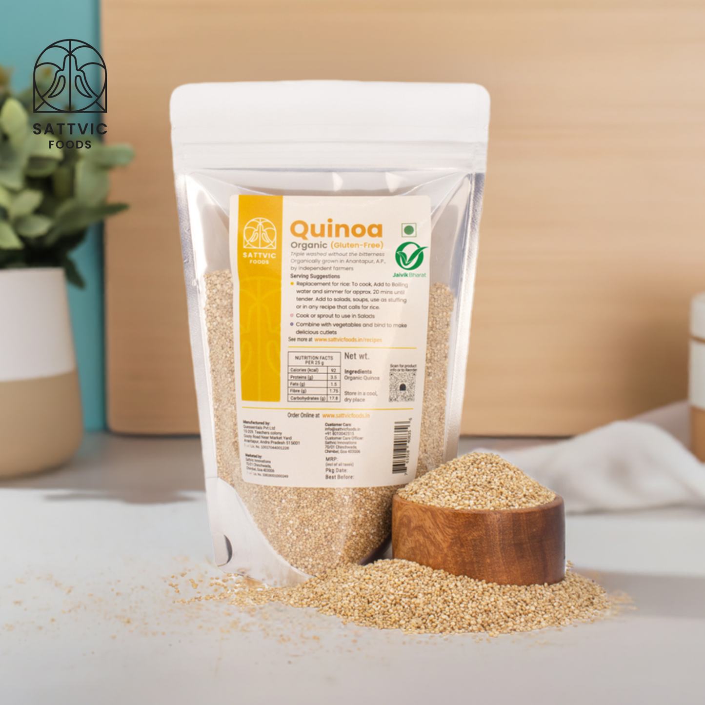 Organic Quinoa | Gluten-free | Low Glycemic Index