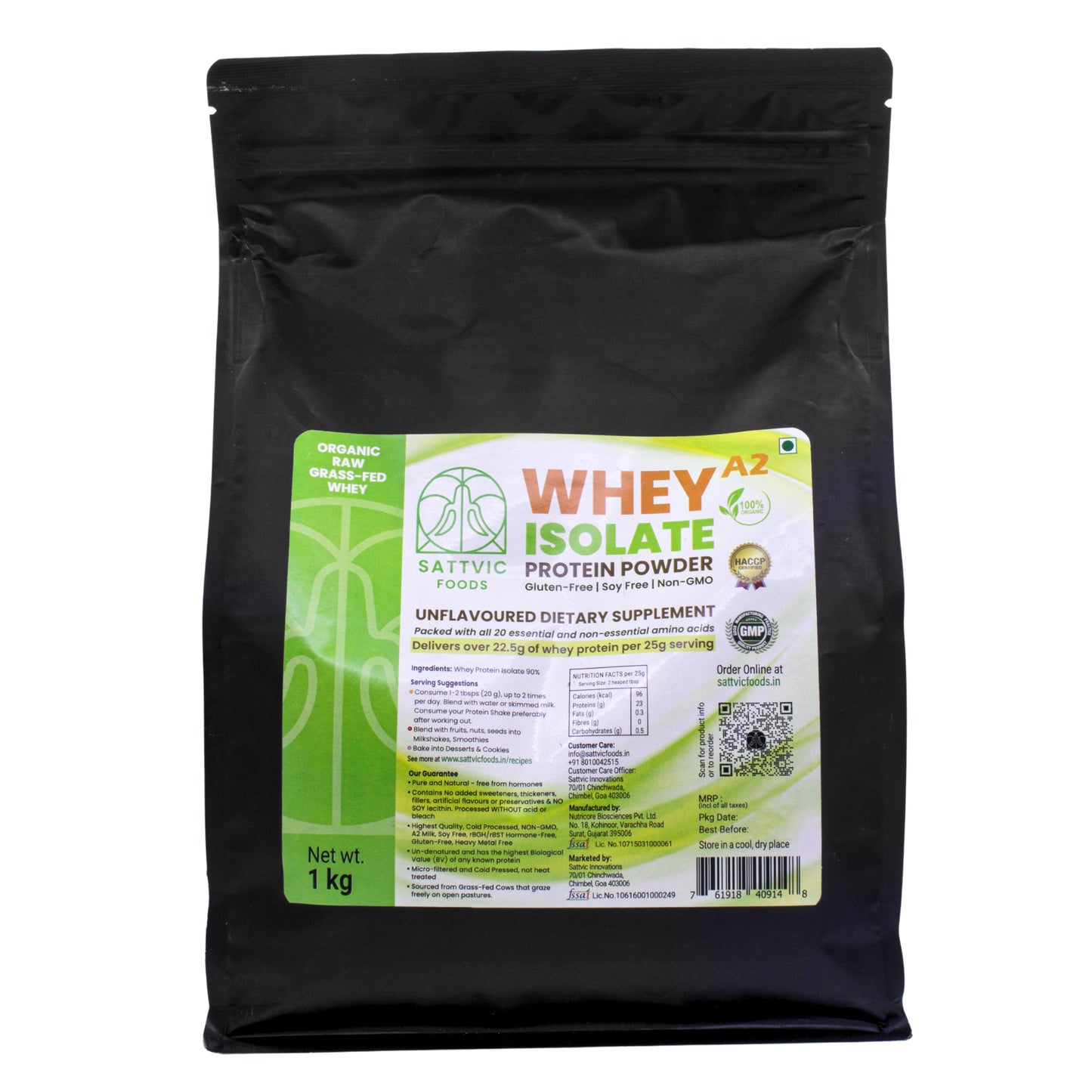 Organic A2 Whey Isolate 90%