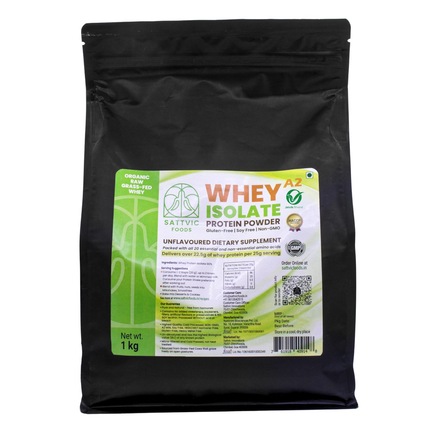 Organic A2 Whey Isolate 90%