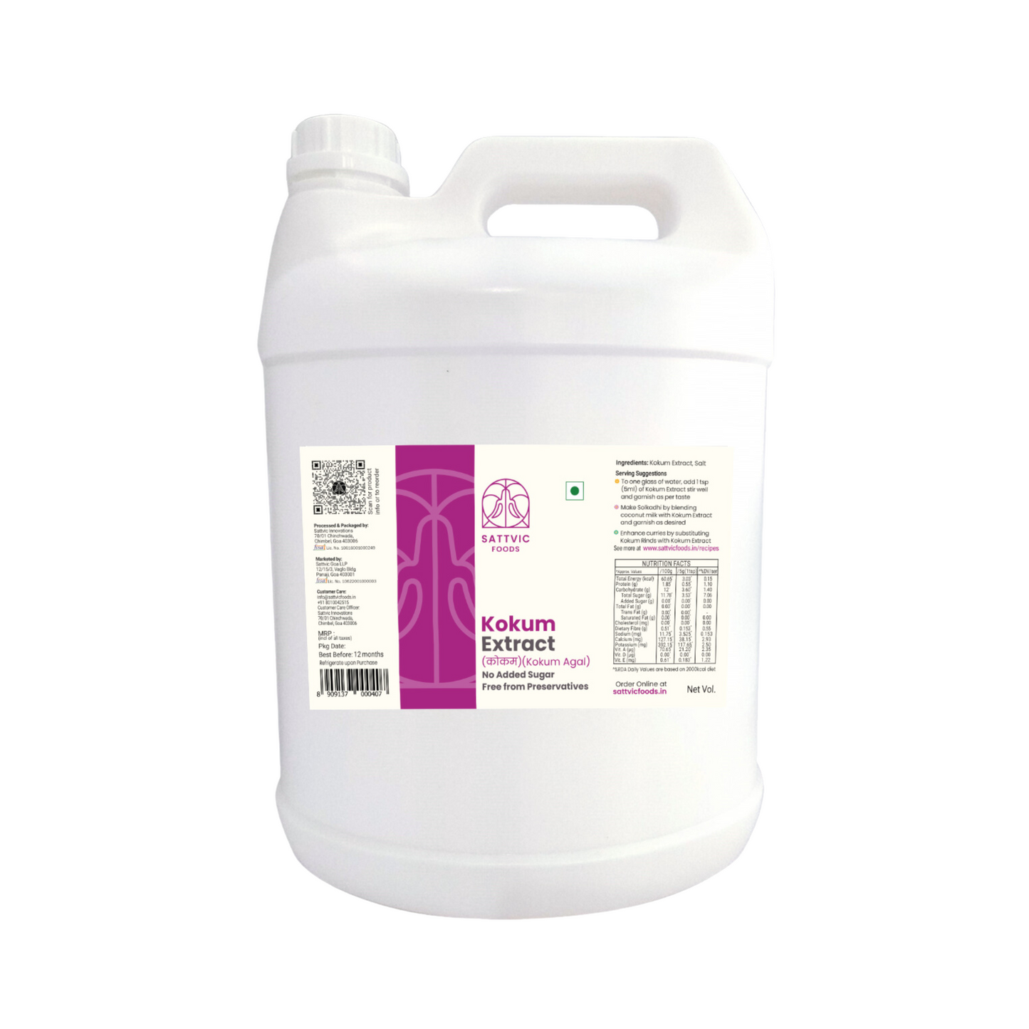 Kokum Extract | 100% Preservative-Free | No Added Sugar