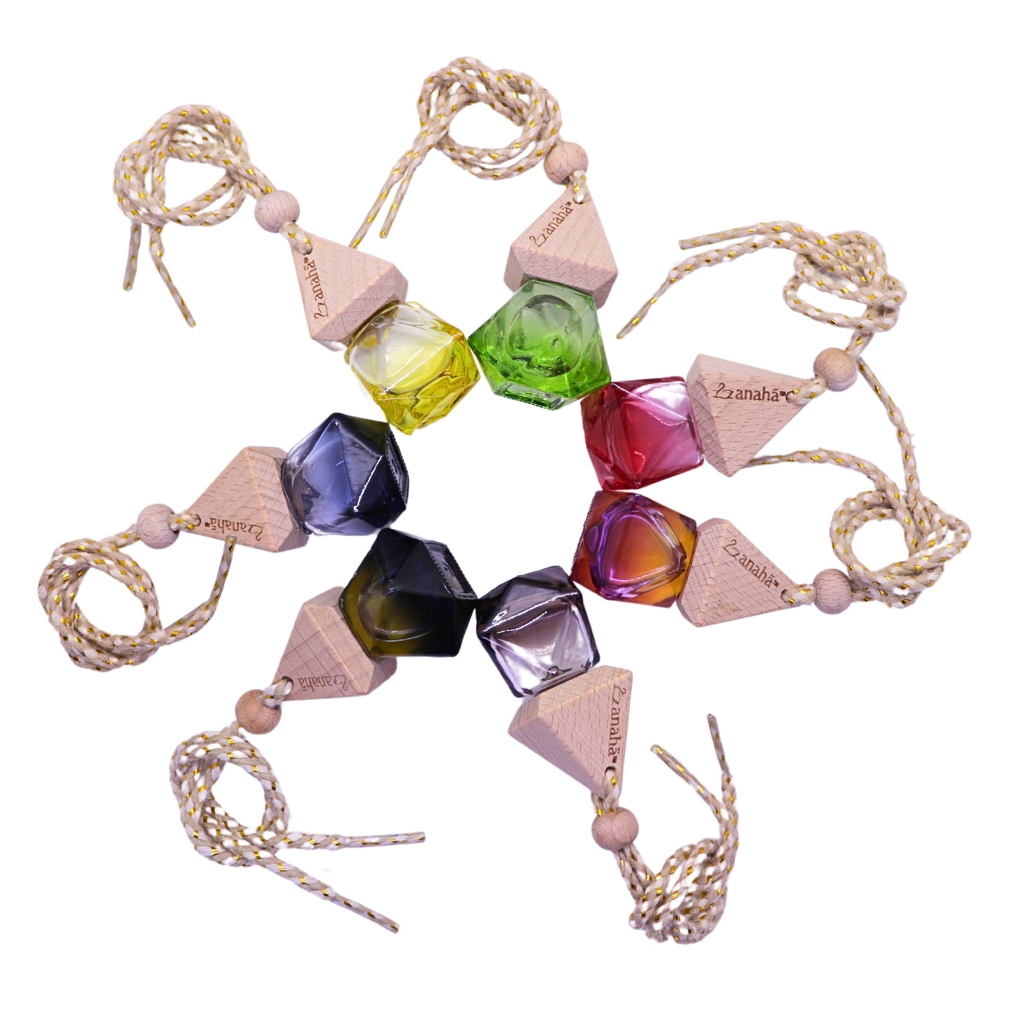 Aromatherapy Car Hanging Diffuser / Air Freshener (with pure essential oil) Anaha