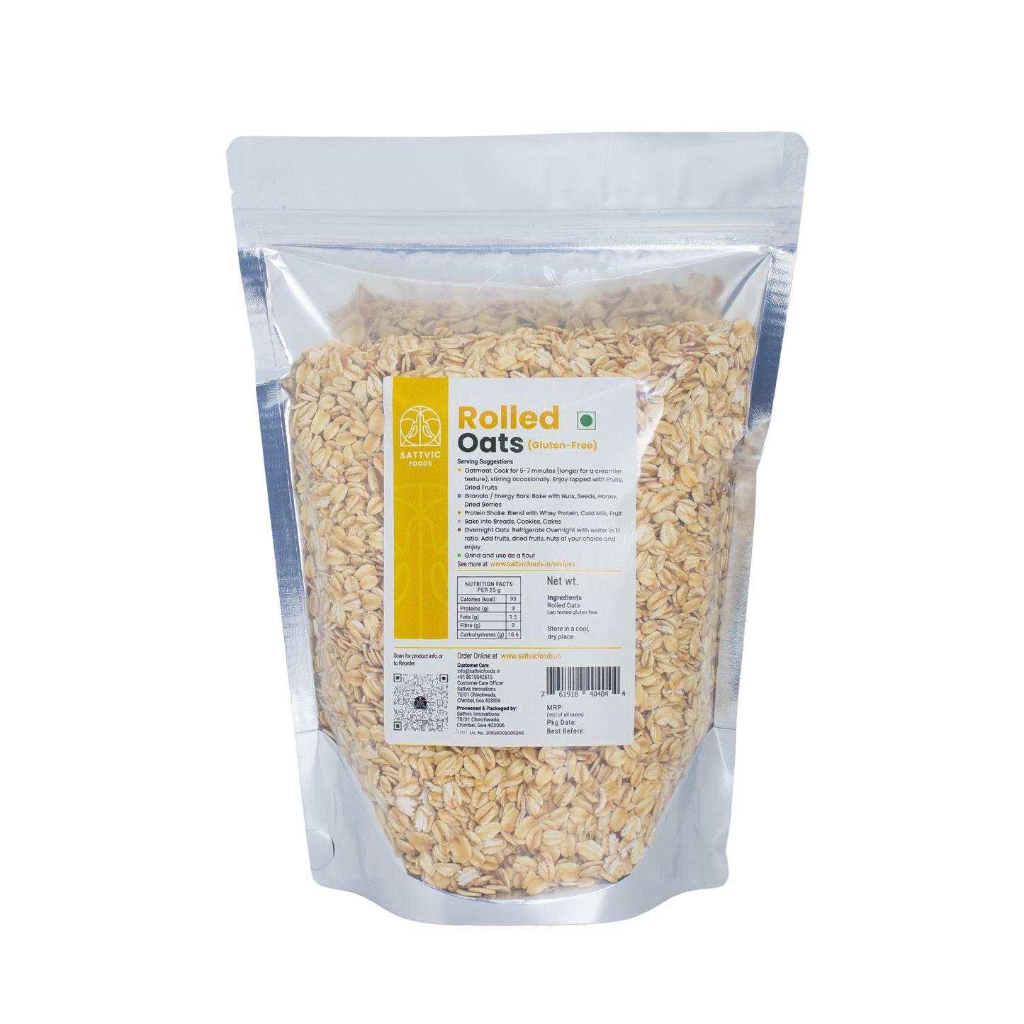 Rolled Oats (Gluten-free)
