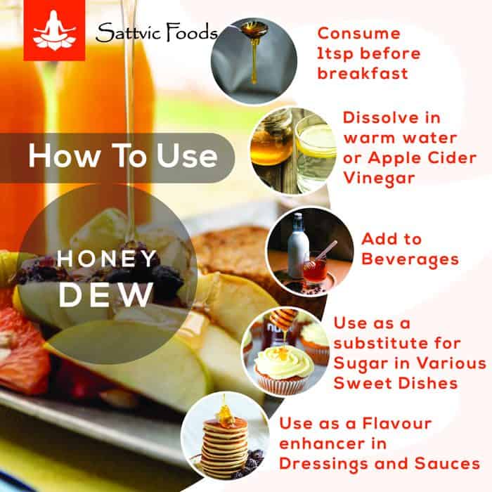 Honey Dew (Kashmiri Wildflower Honey) NMR Tested for Purity Sattvic Foods