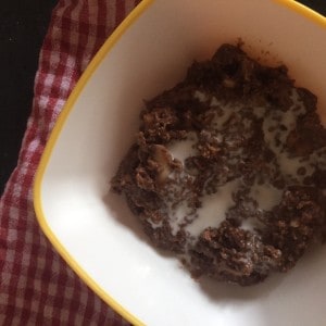 5 Minute Chocolate Oatmeal