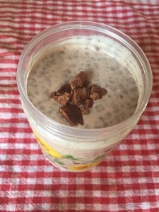 Overnight Chocolate Chia Pudding