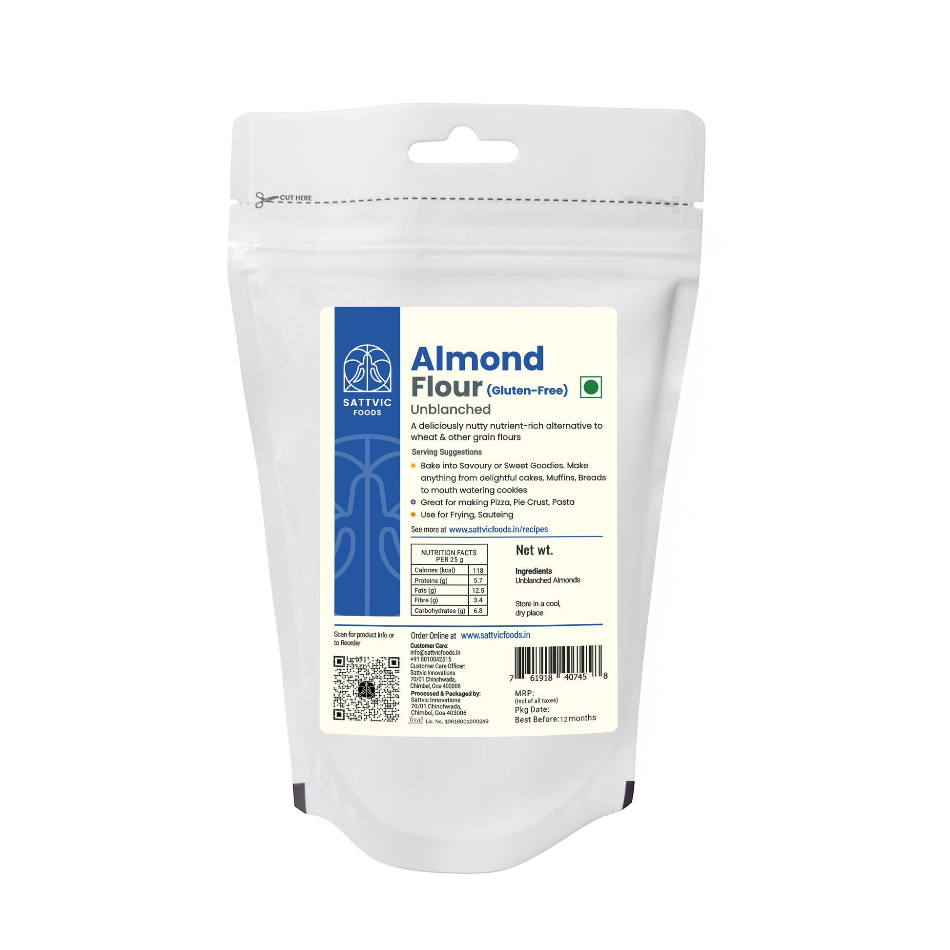 Unblanched Almond Flour | Gluten-Free & Protein-Rich