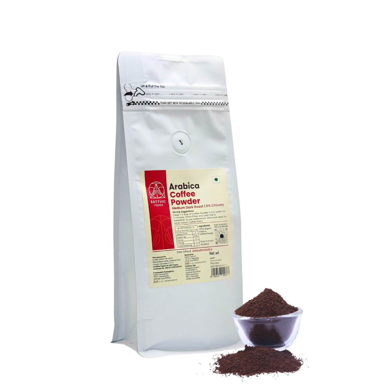 Arabica Coffee Powder – Sattvic Foods
