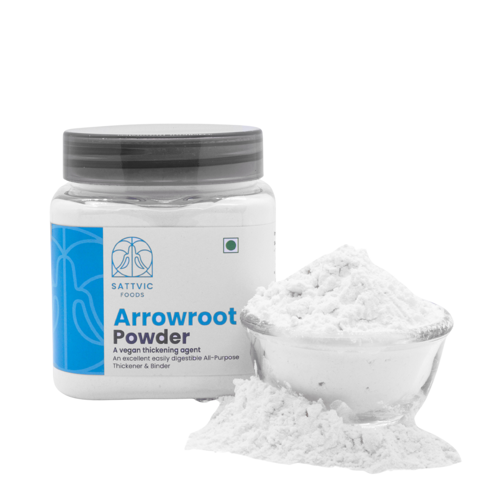 Arrowroot Powder | Gluten-Free | Vegan Thickening Agent – Sattvic Foods