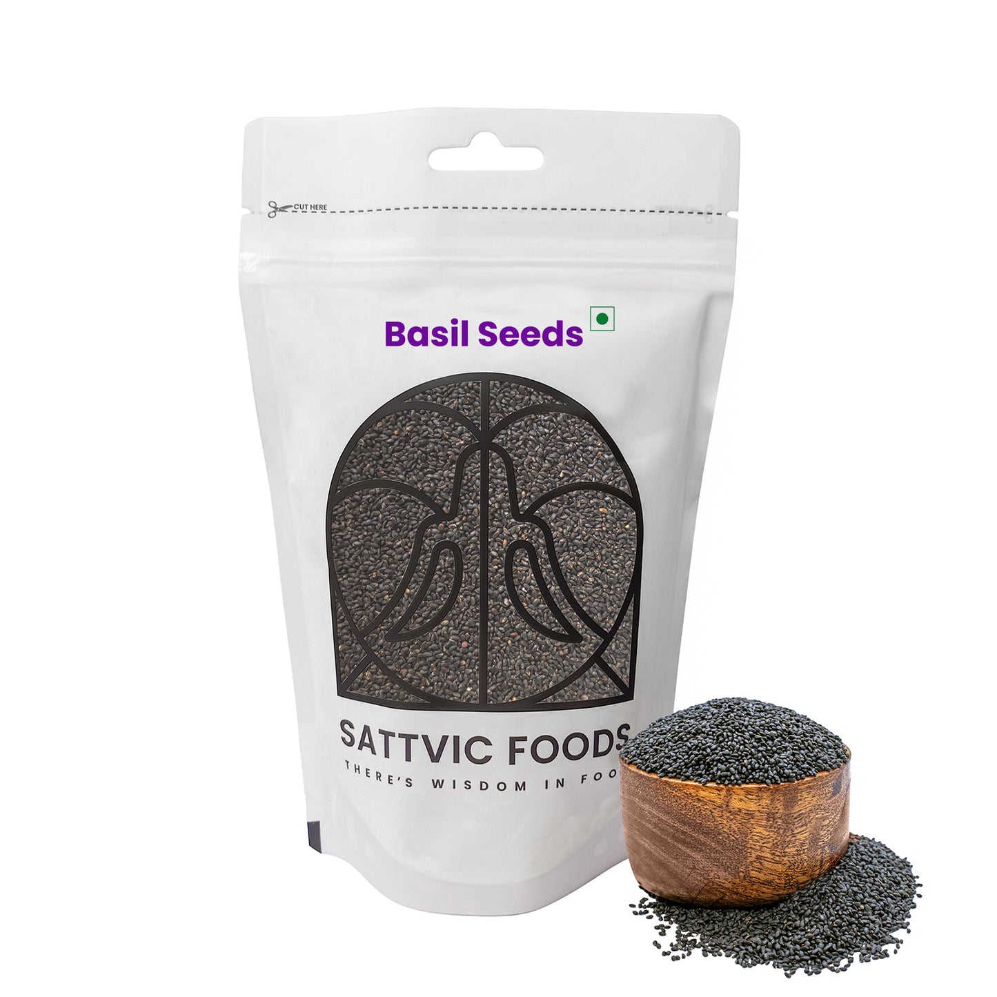 Basil Seeds (Sabja / Indian Chia seeds)