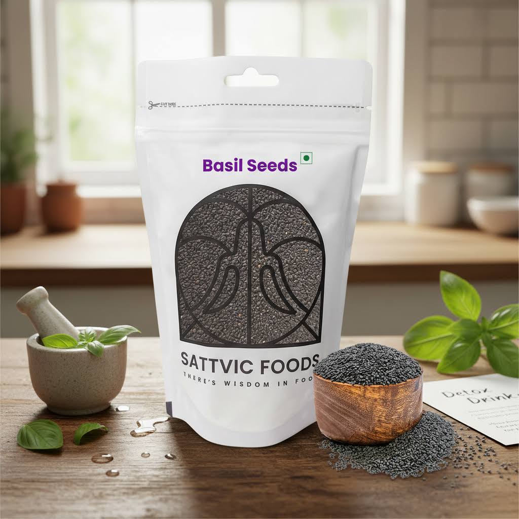 Basil Seeds (Sabja / Indian Chia seeds)