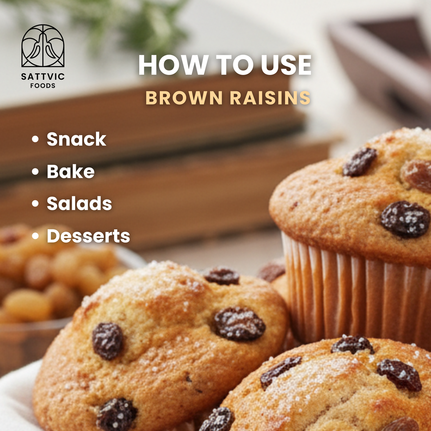 Brown Raisins | Jumbo, Sun-dried & Unbleached