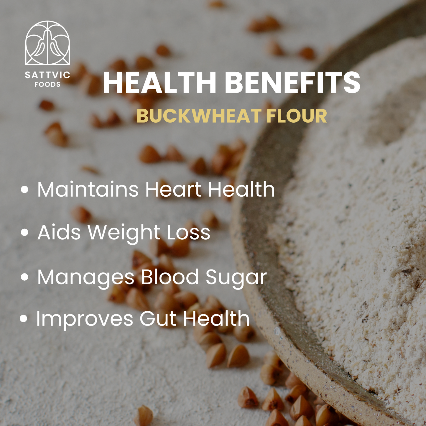 Buckwheat Flour | Gluten-free | Protein and Fibre Packed