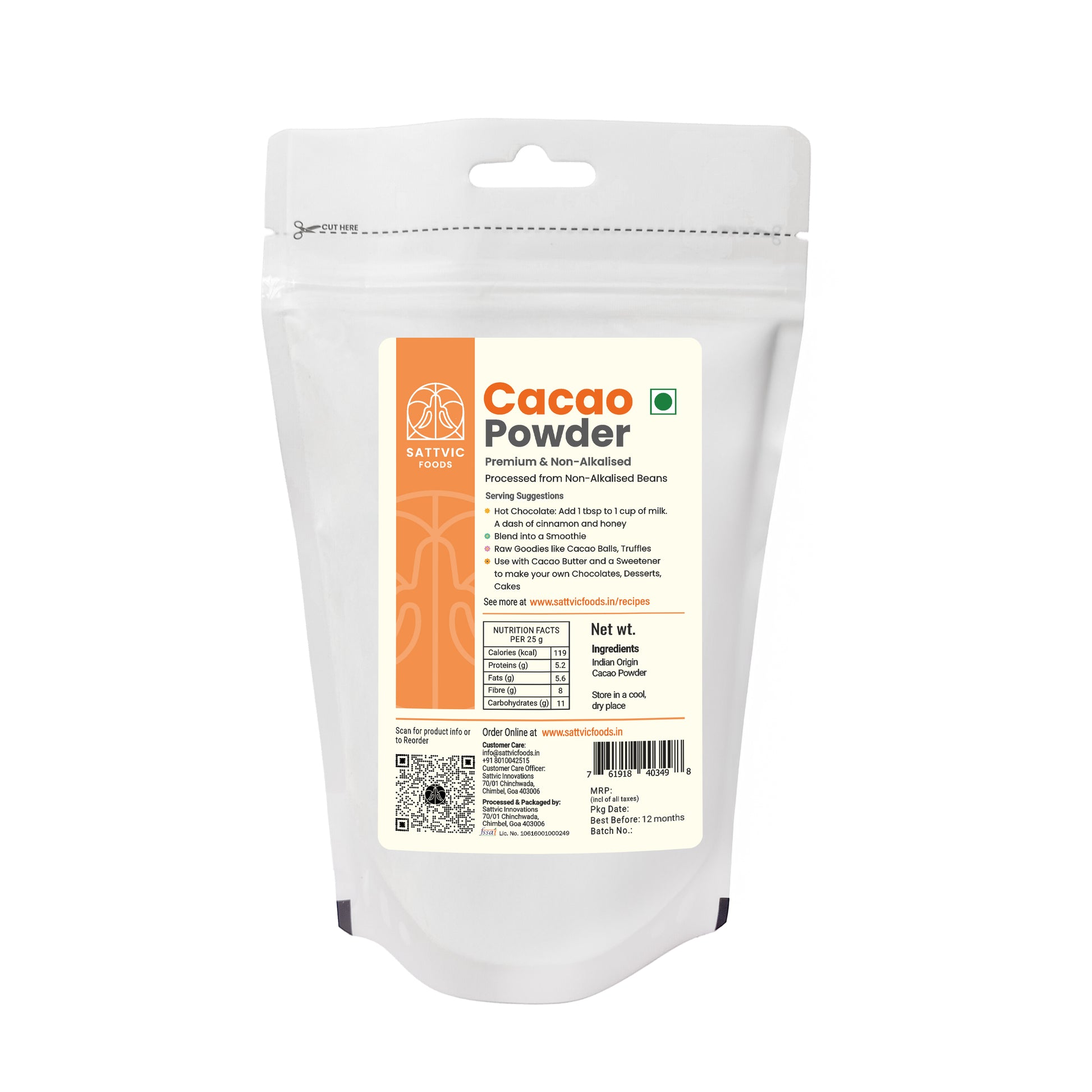 Cacao Powder | Pure & Non-Alkalised