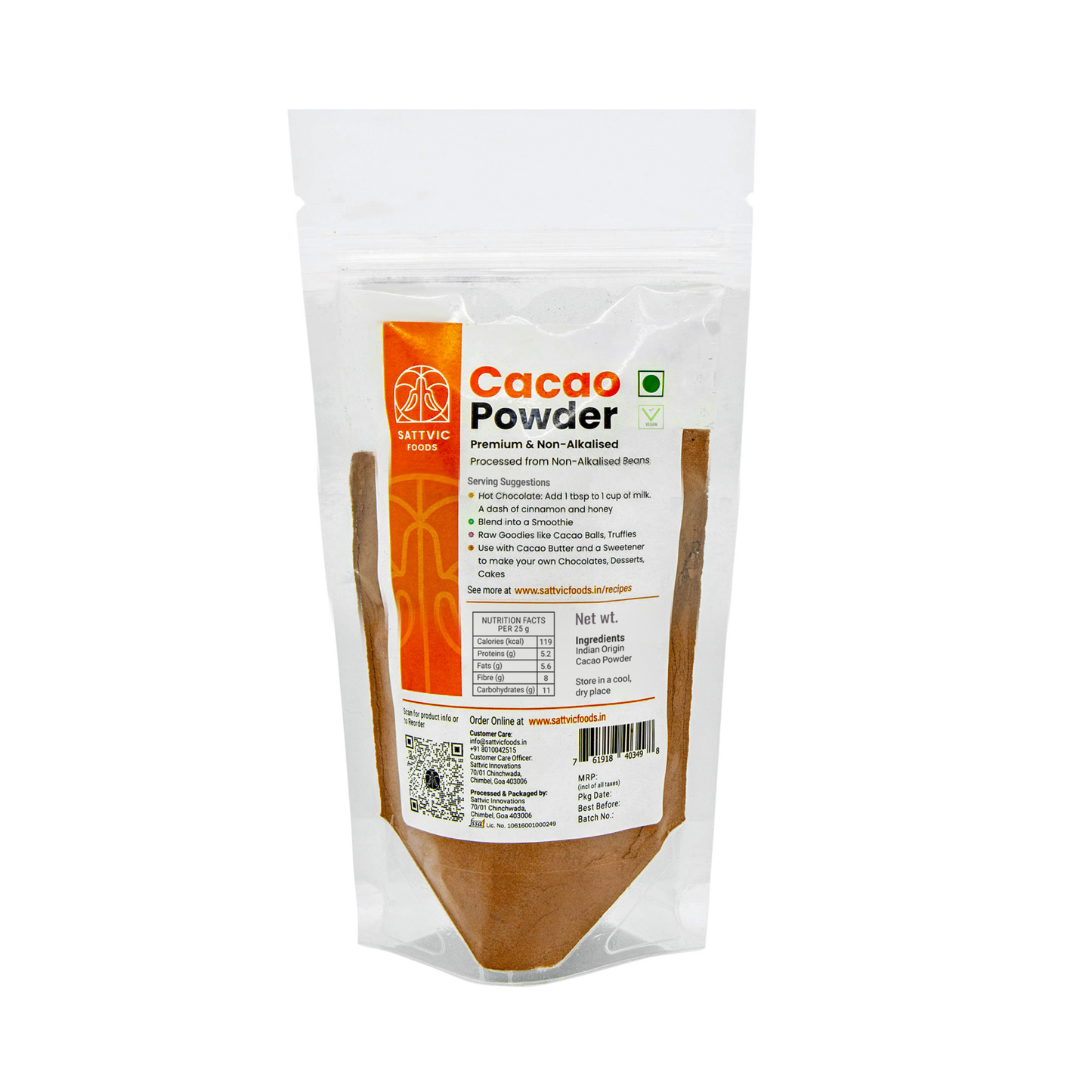 Cacao Powder | Pure & Non-Alkalised