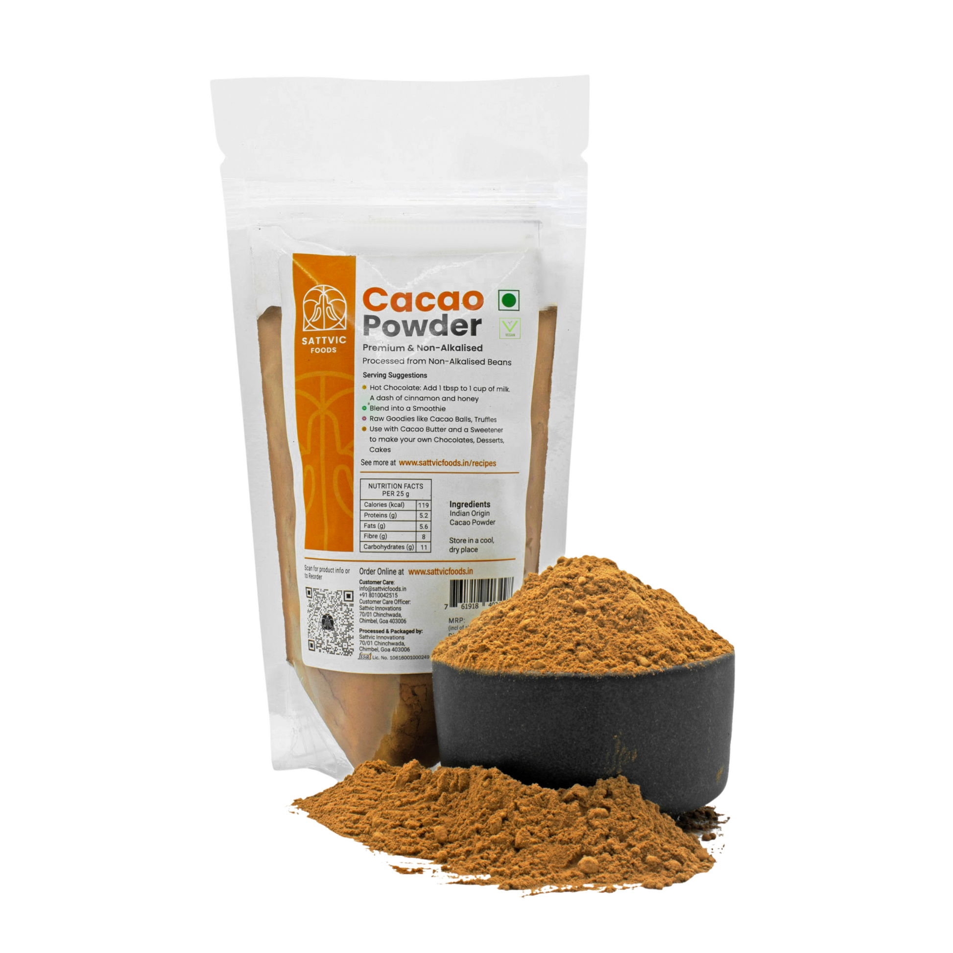 Cacao Powder Pure Non-Alkalised