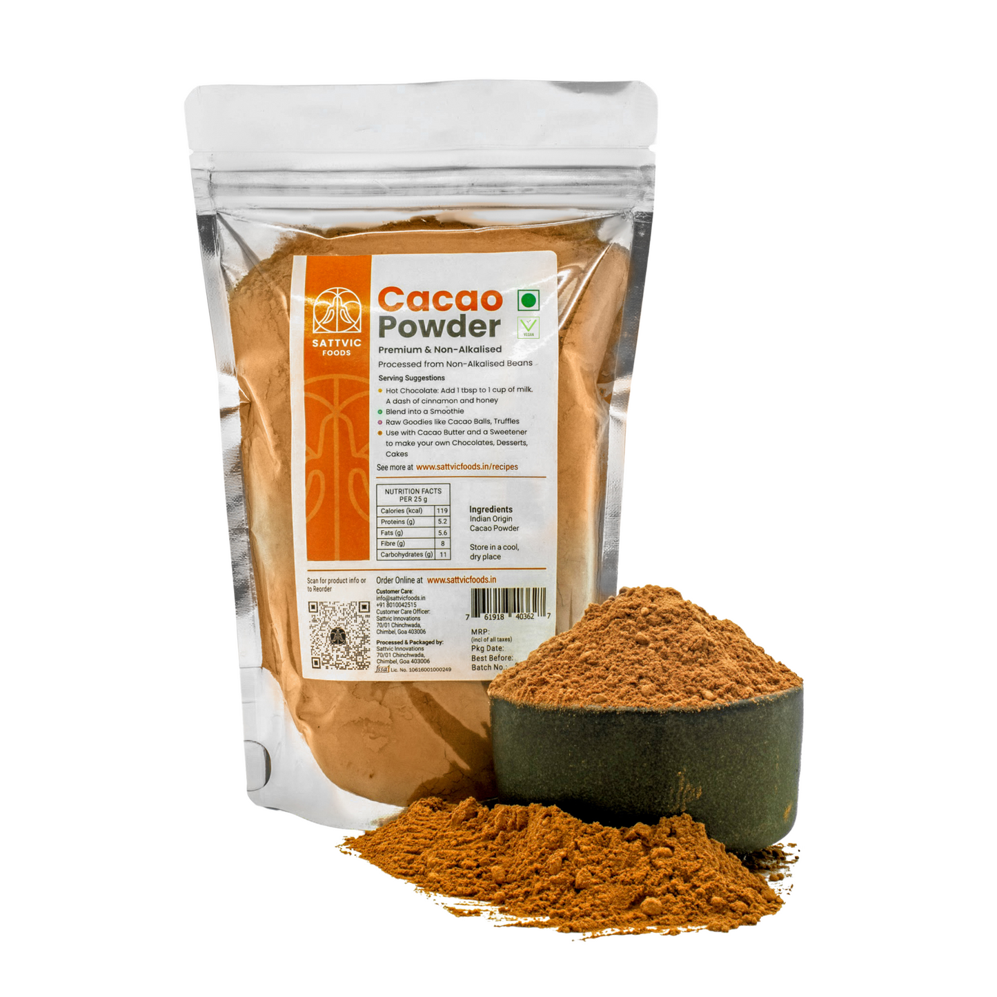 Cacao Powder | Pure & Non-Alkalised