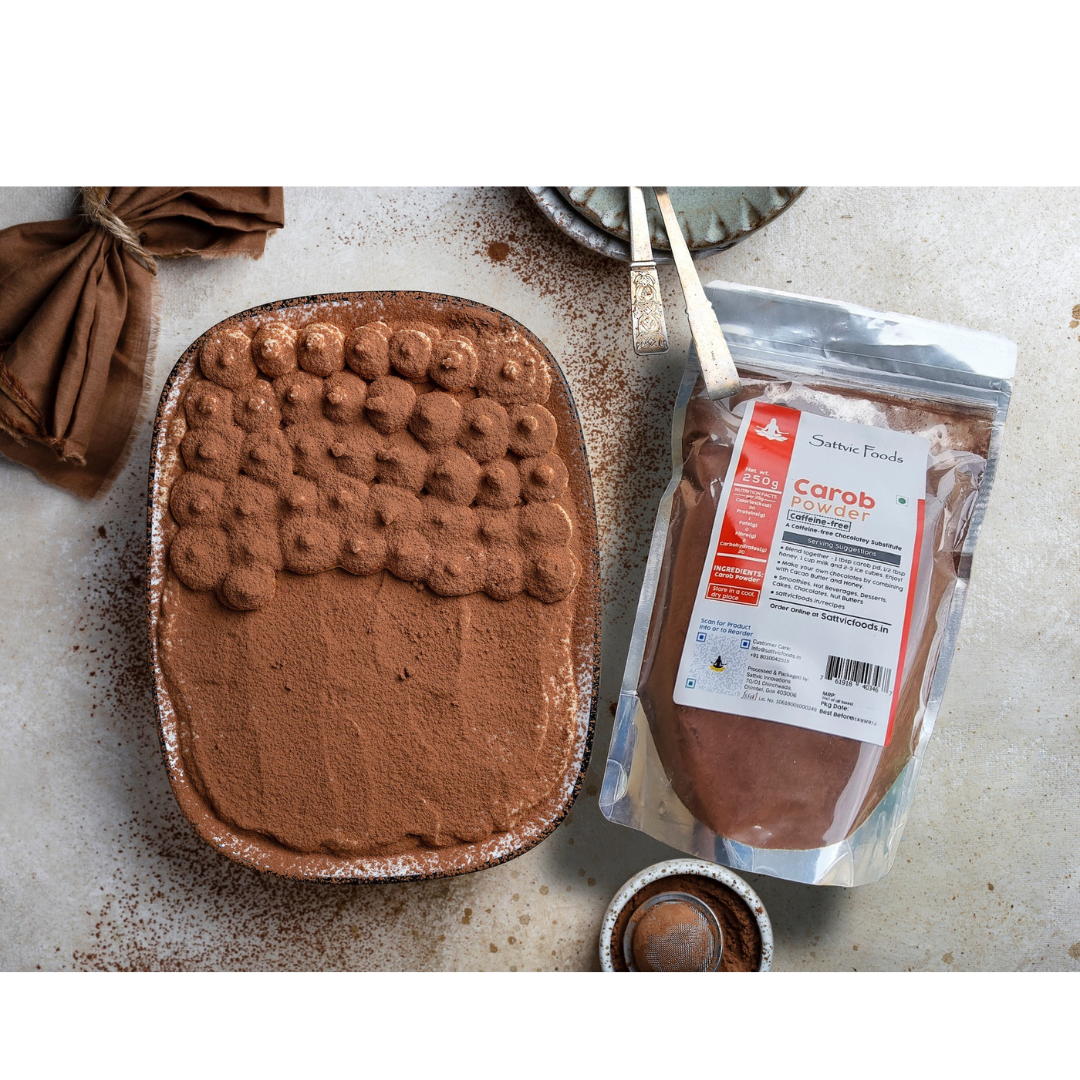 Carob Powder Light | Caffeine-Free Cacao Substitute