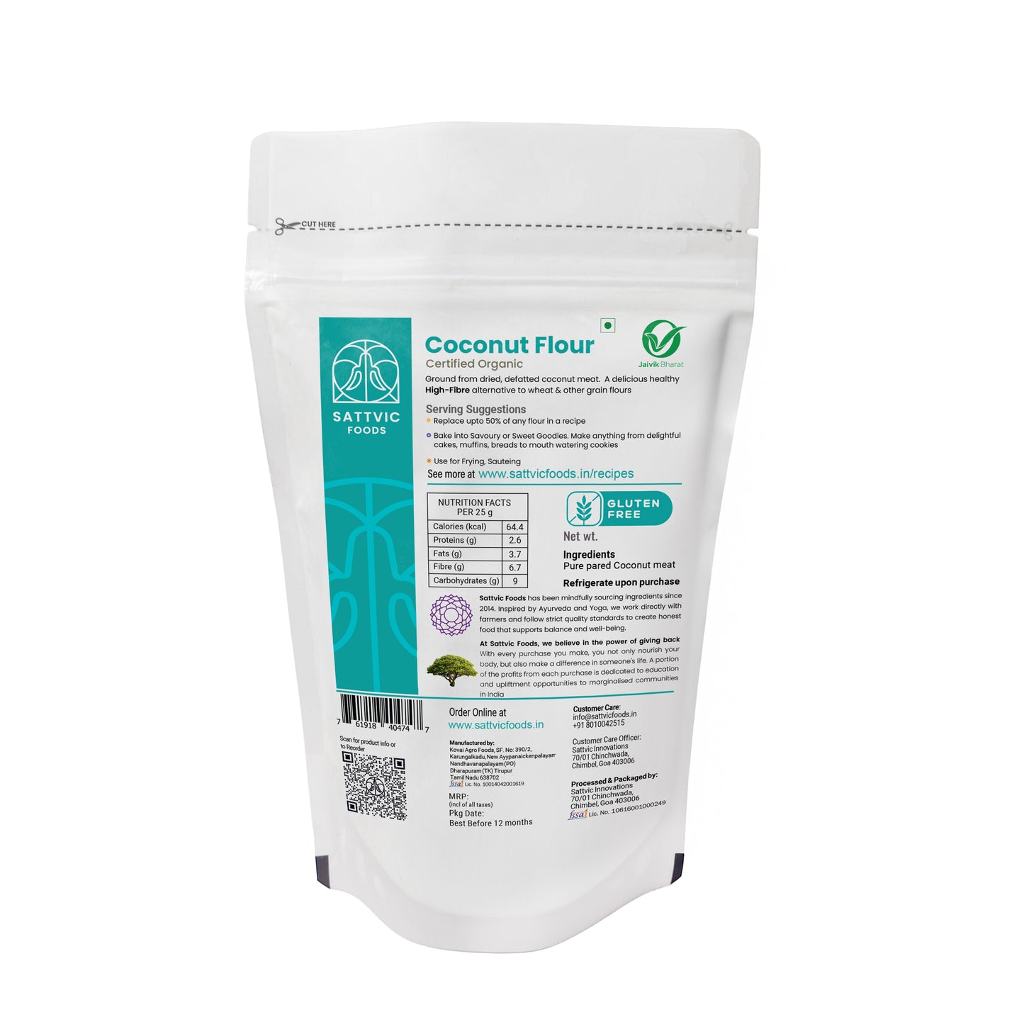 Coconut Flour | Defatted | Keto-Friendly