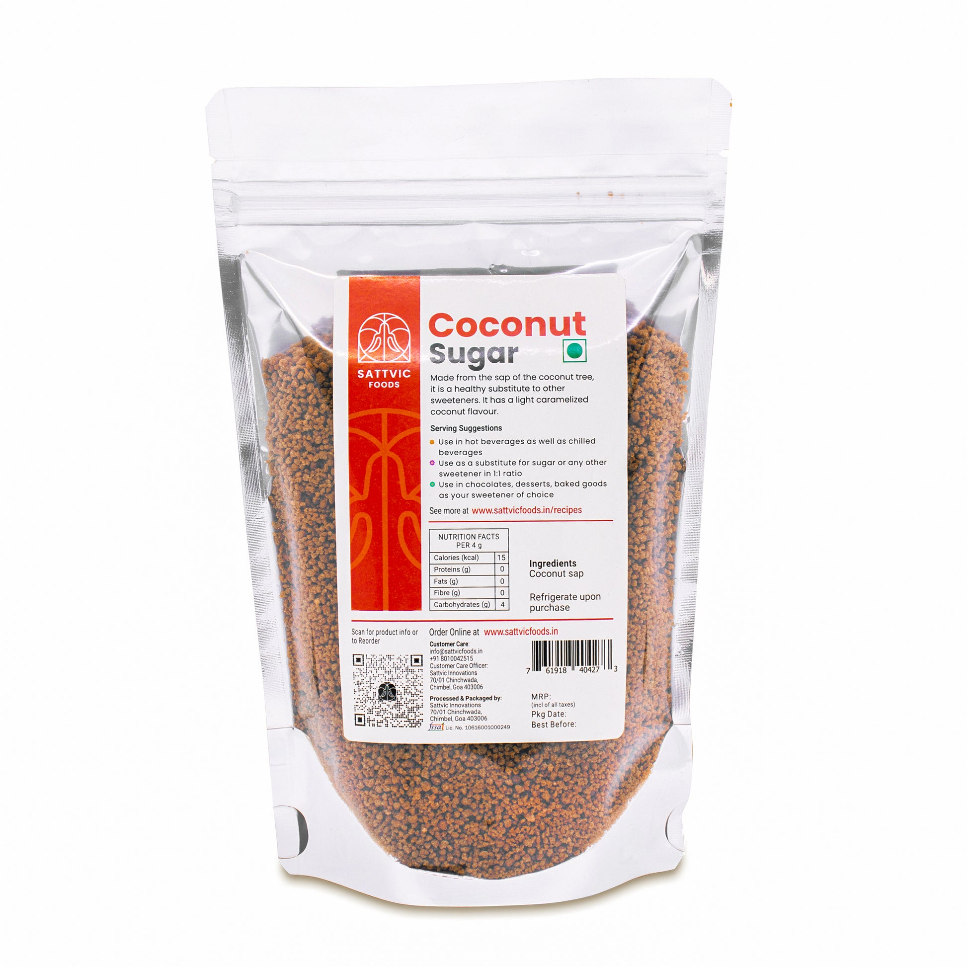 Sattvic foods coconut sugar