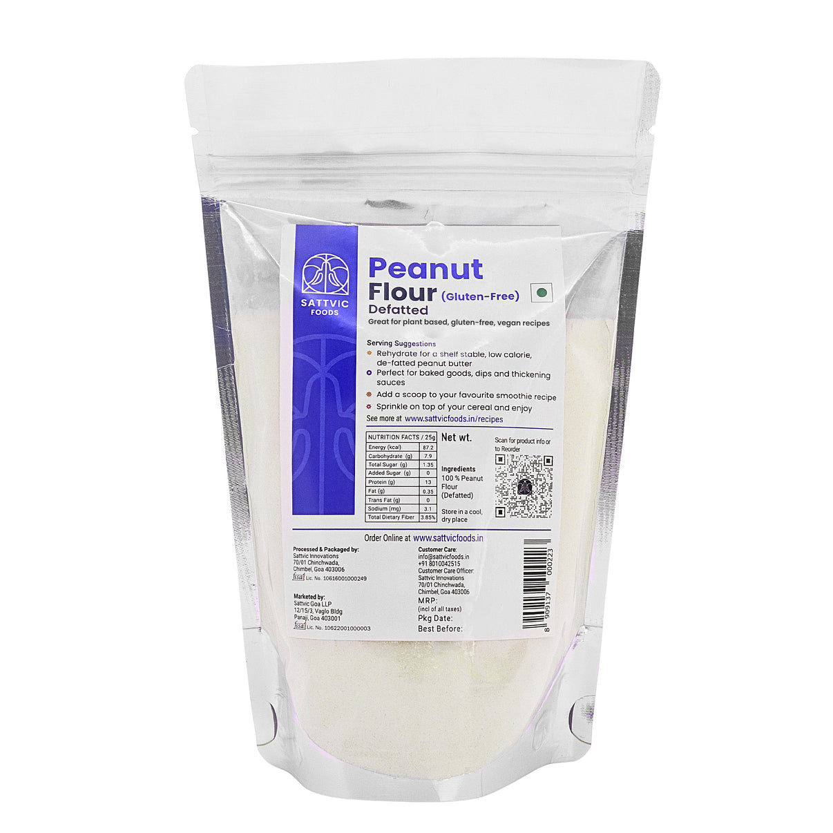 Defatted Peanut Flour (Plant-Based, Vegan & Gluten Free Flour ...