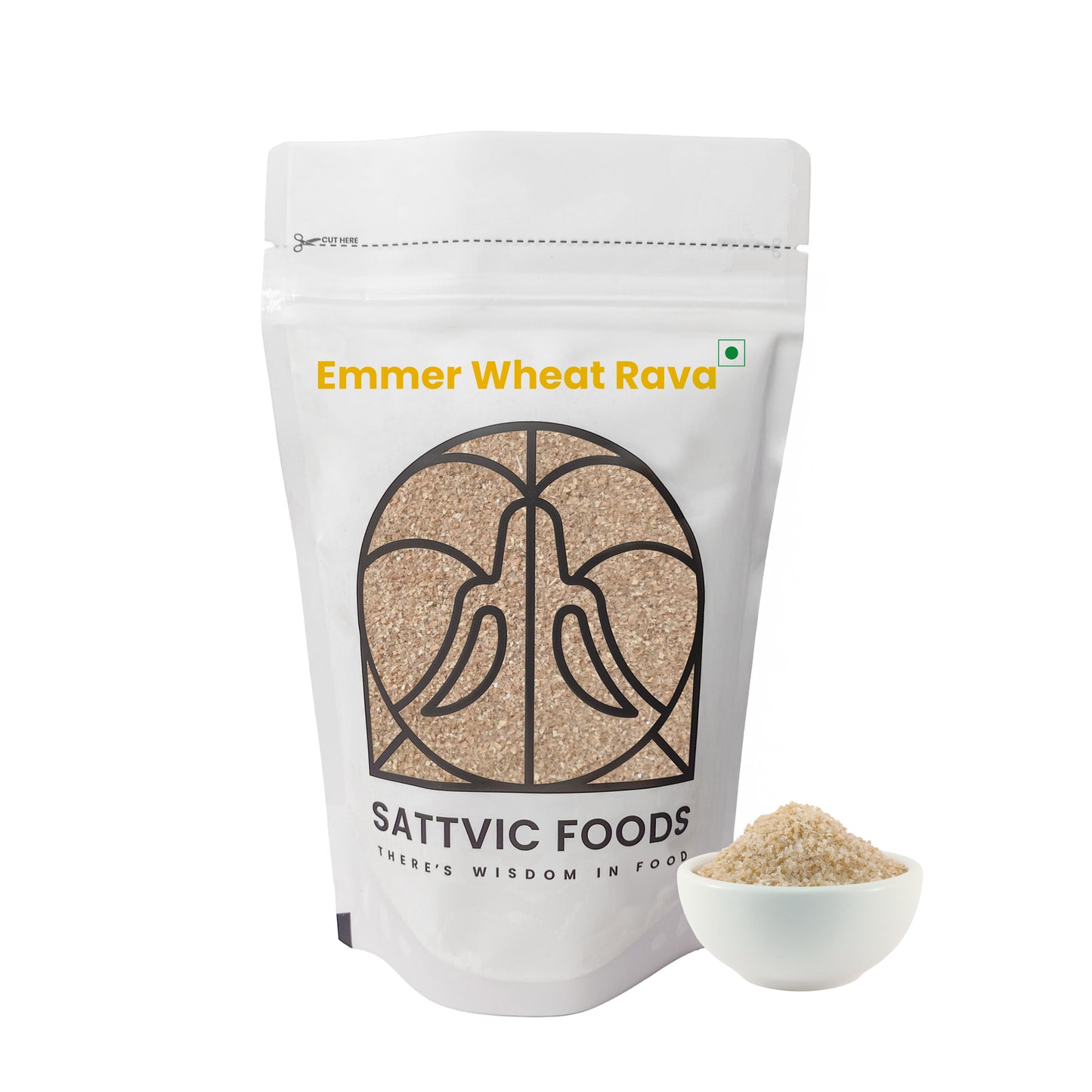 Emmer Wheat Semolina / Khapli Rava | Certified Organic