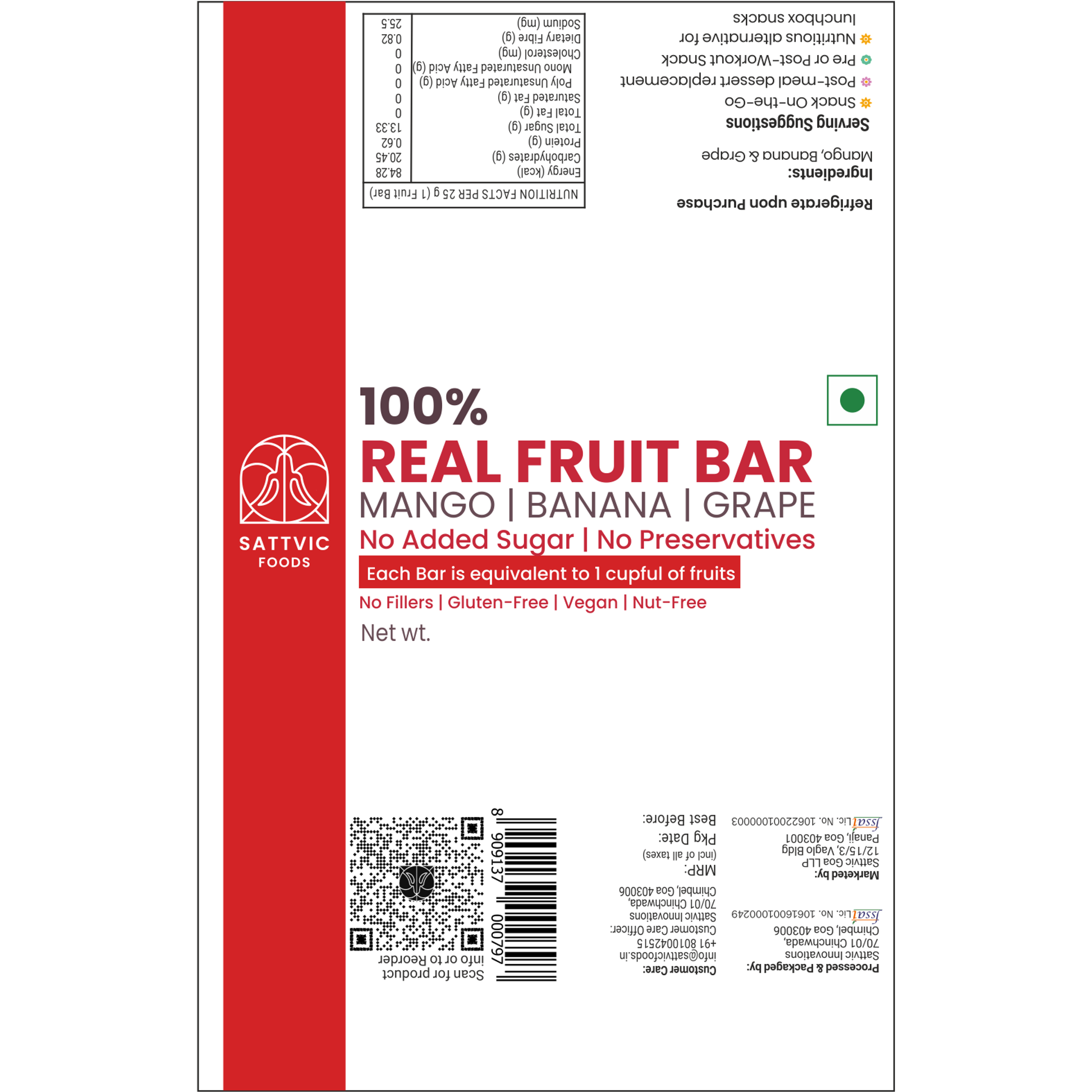 real fruit bar