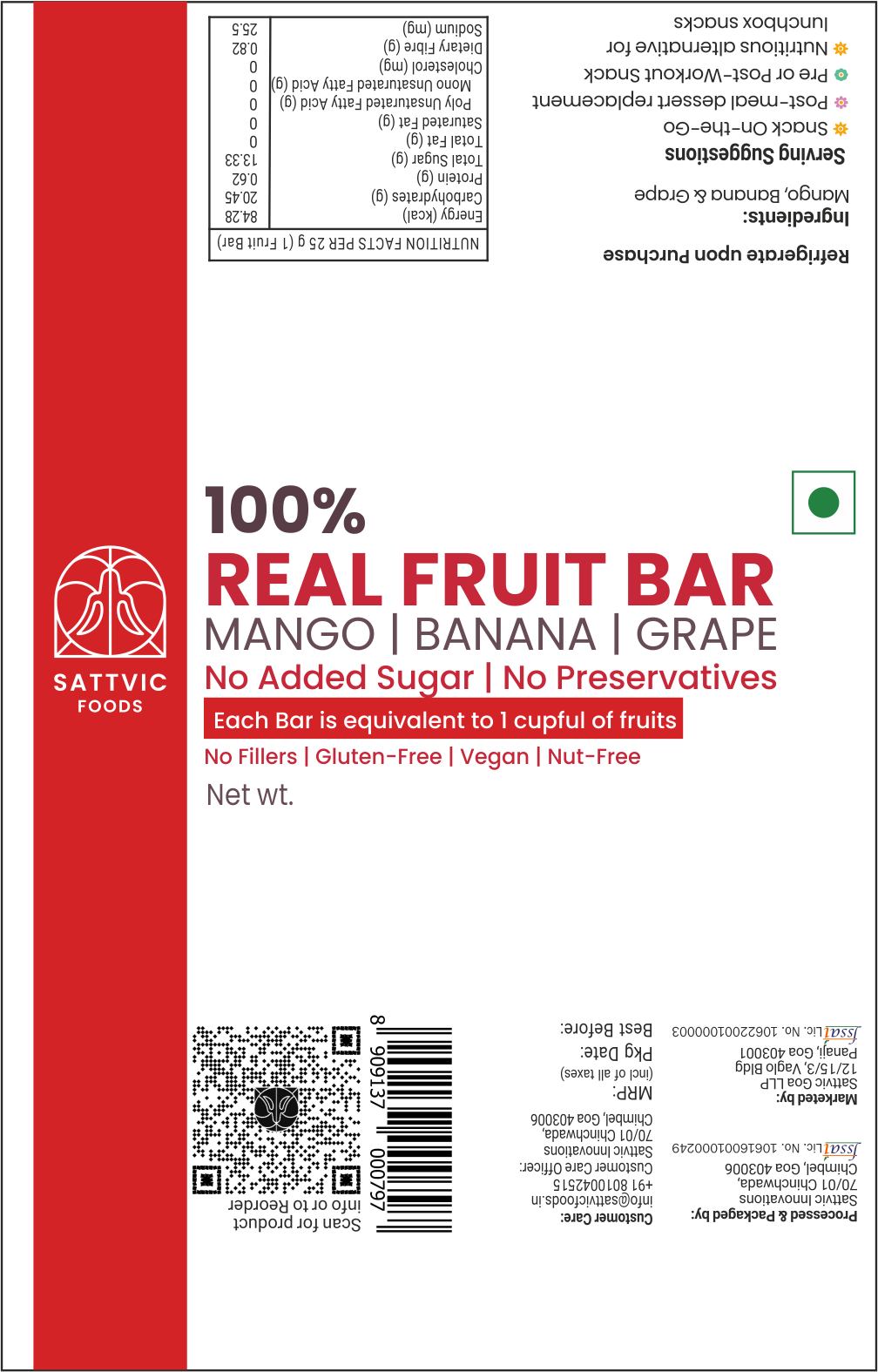 real fruit bar