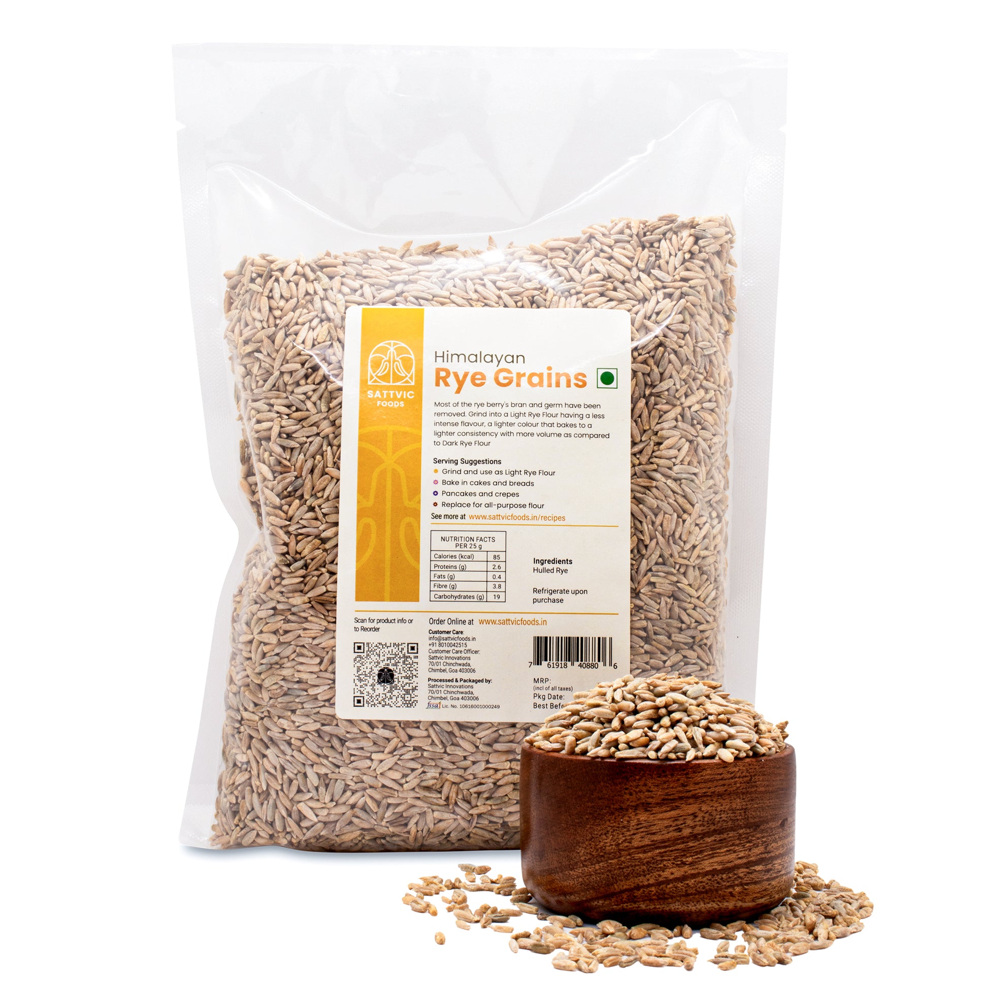 Rye grains
