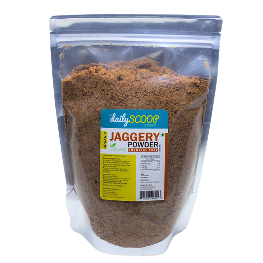 Organic Jaggery Powder www.sattvicfoods.in
