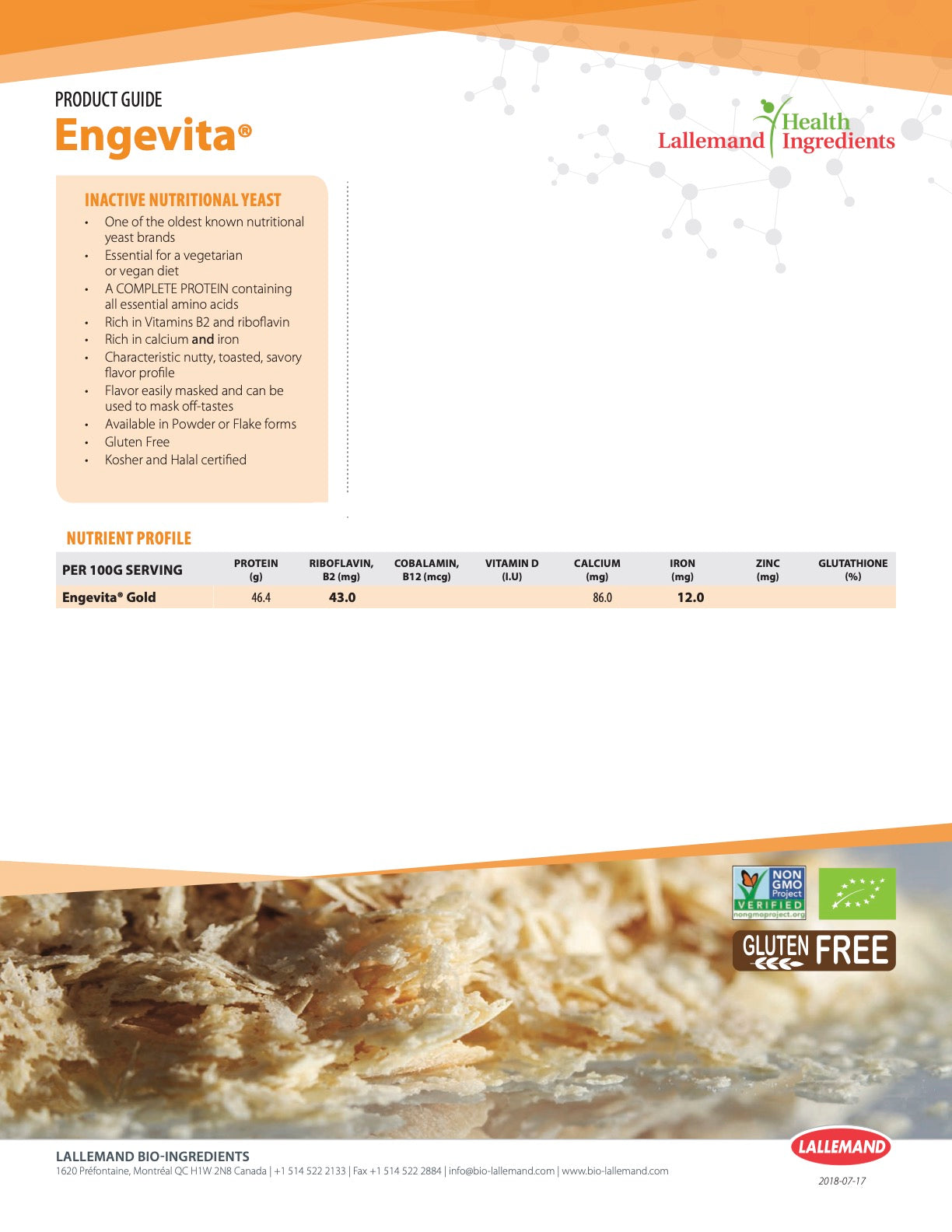Nutritional Yeast Bland Flakes