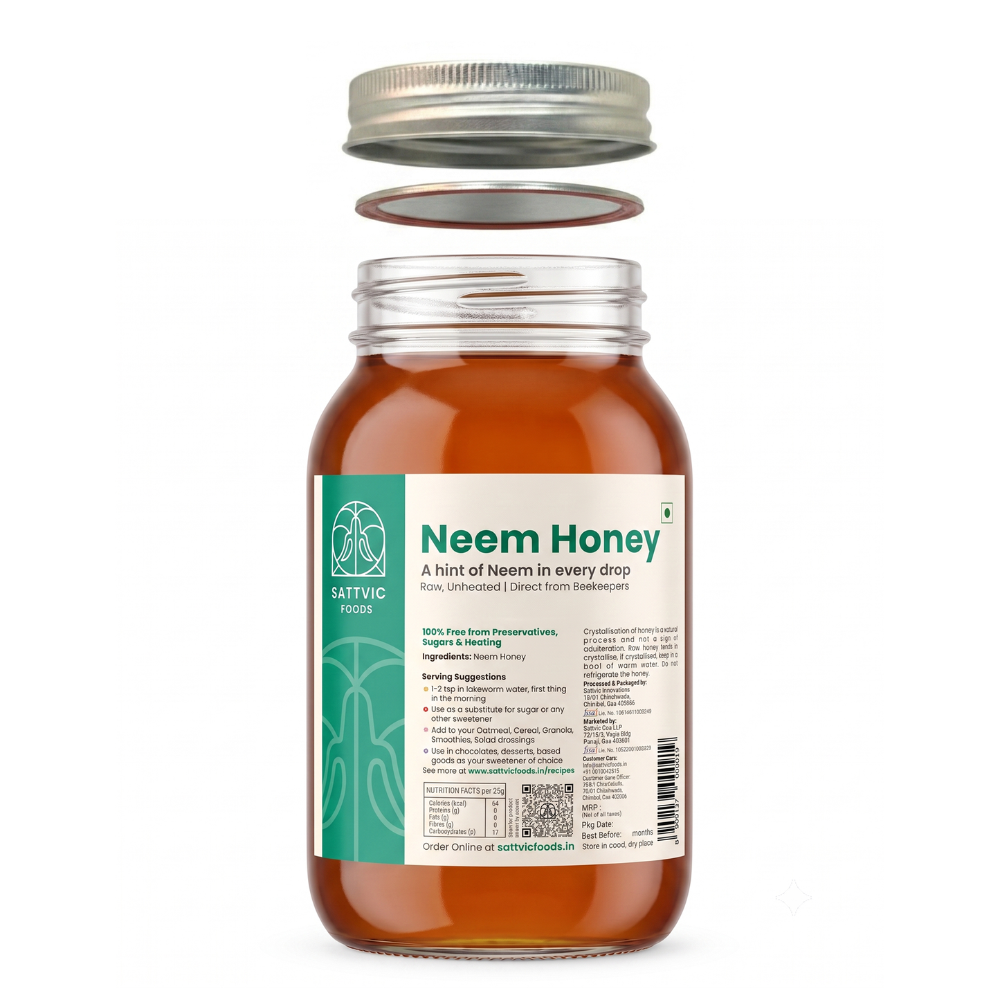 Neem Honey | Raw and Unheated | Medicinal Properties