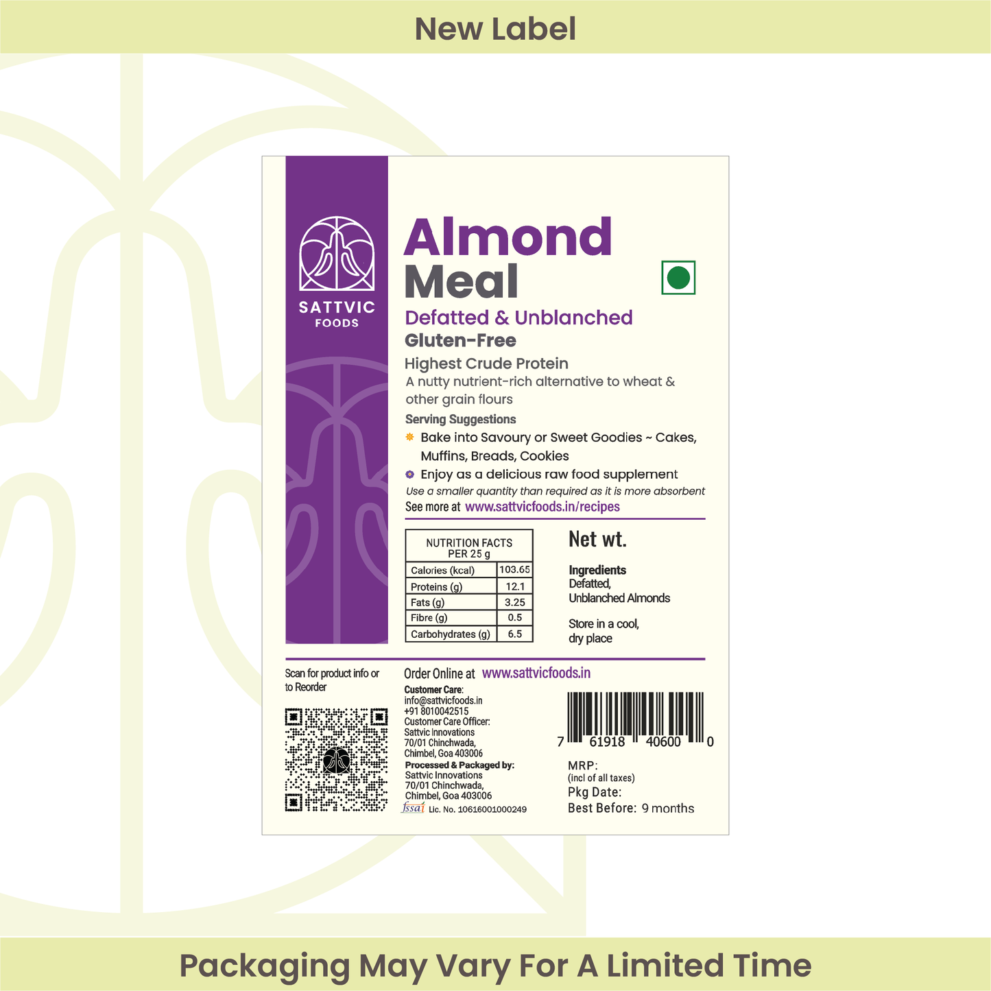 Almond Meal (Defatted, Unblanched, Low Carb, Keto-Friendly, Gluten Free)