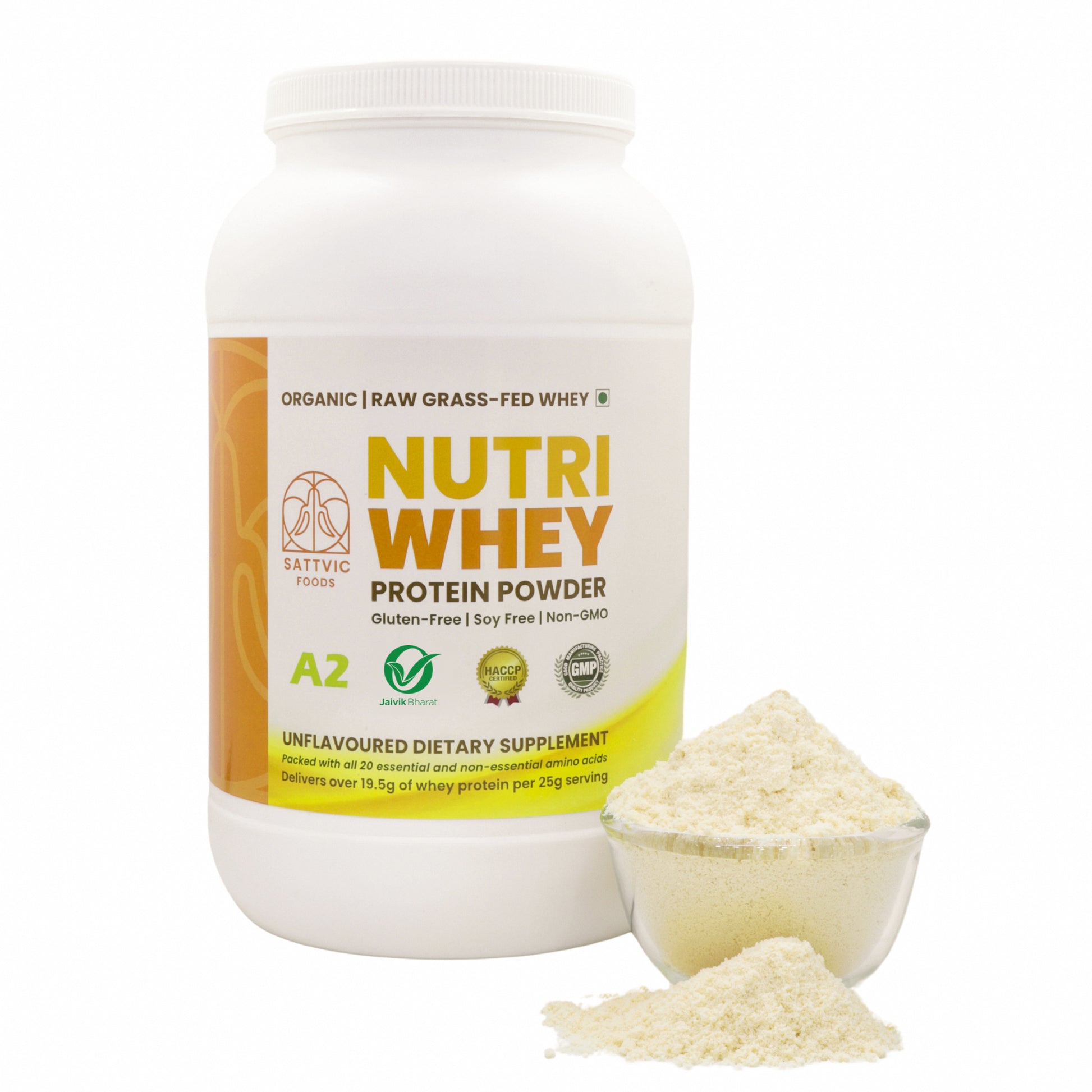 Organic A2 Whey Protein Concentrate 80%