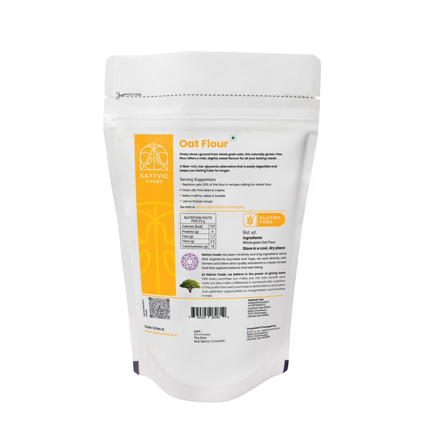 Oat Flour | Stone-Ground, Whole-Grain & Gluten-Free