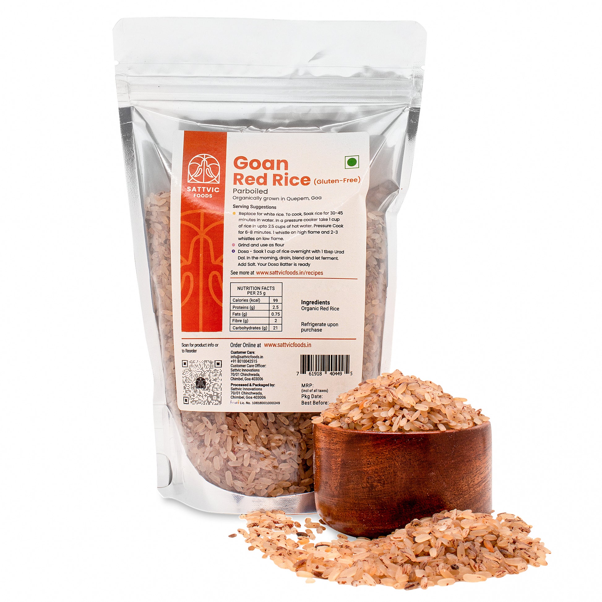 Organic Goan Red Rice