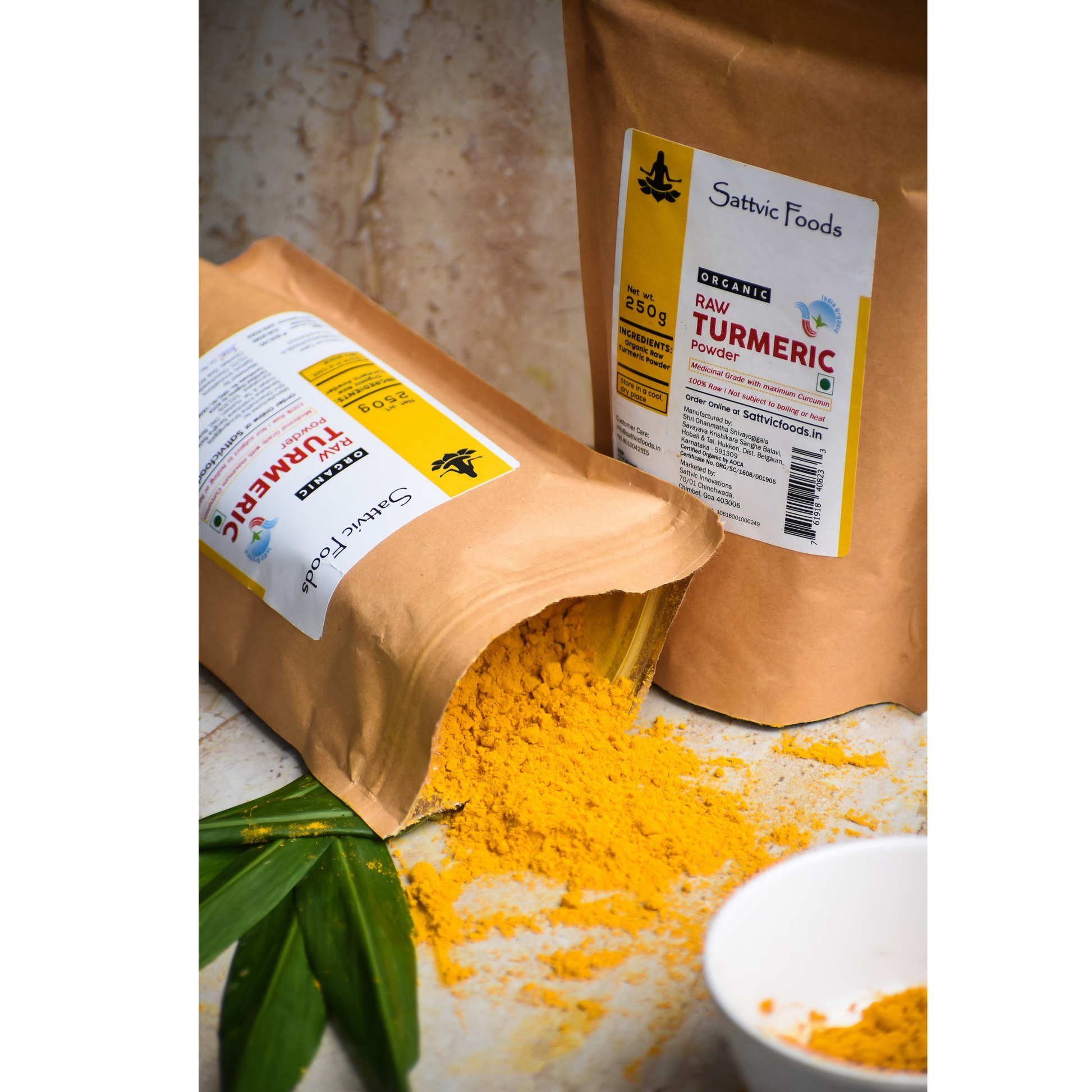 Organic Turmeric Powder Sattvic Foods