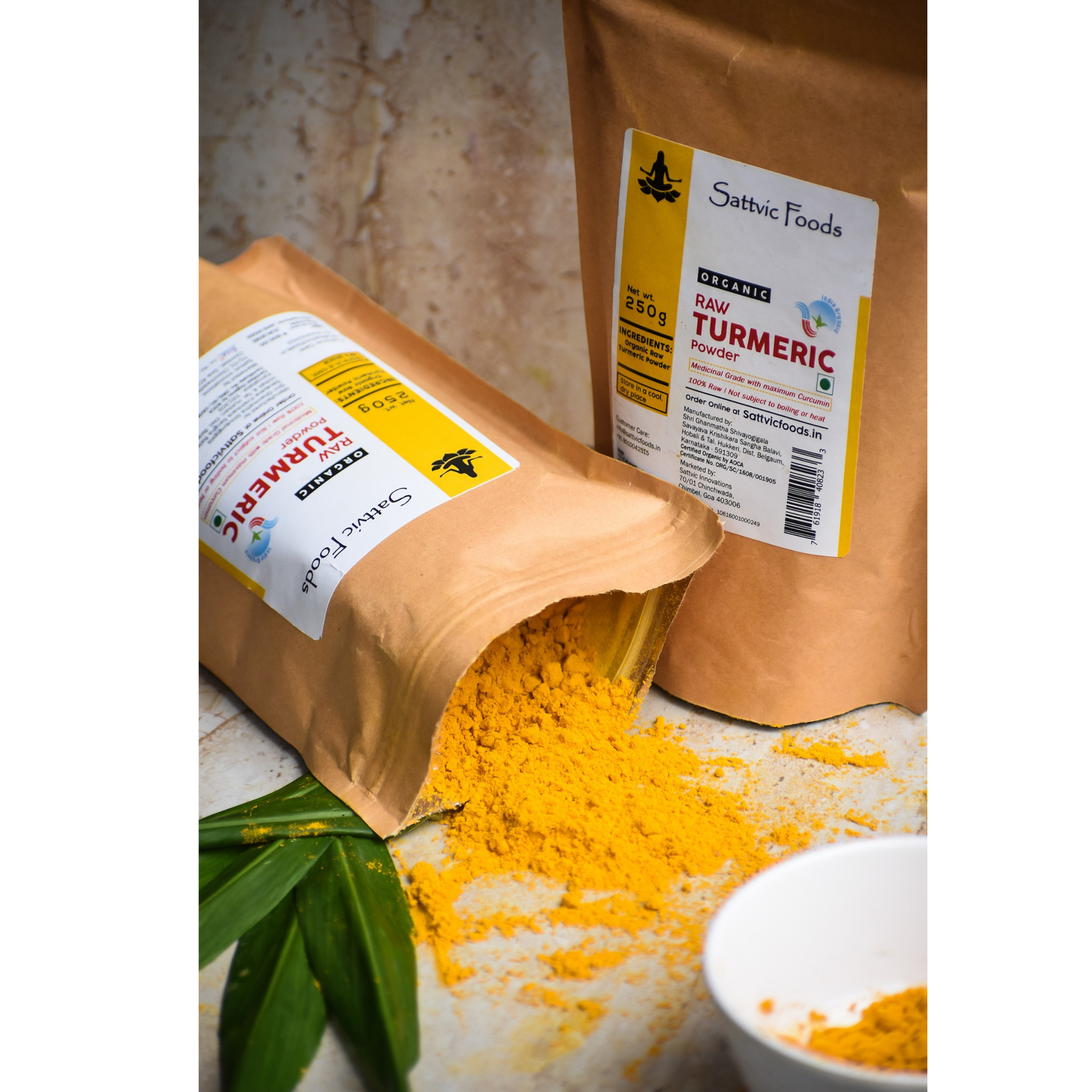 Organic Turmeric Powder Sattvic Foods
